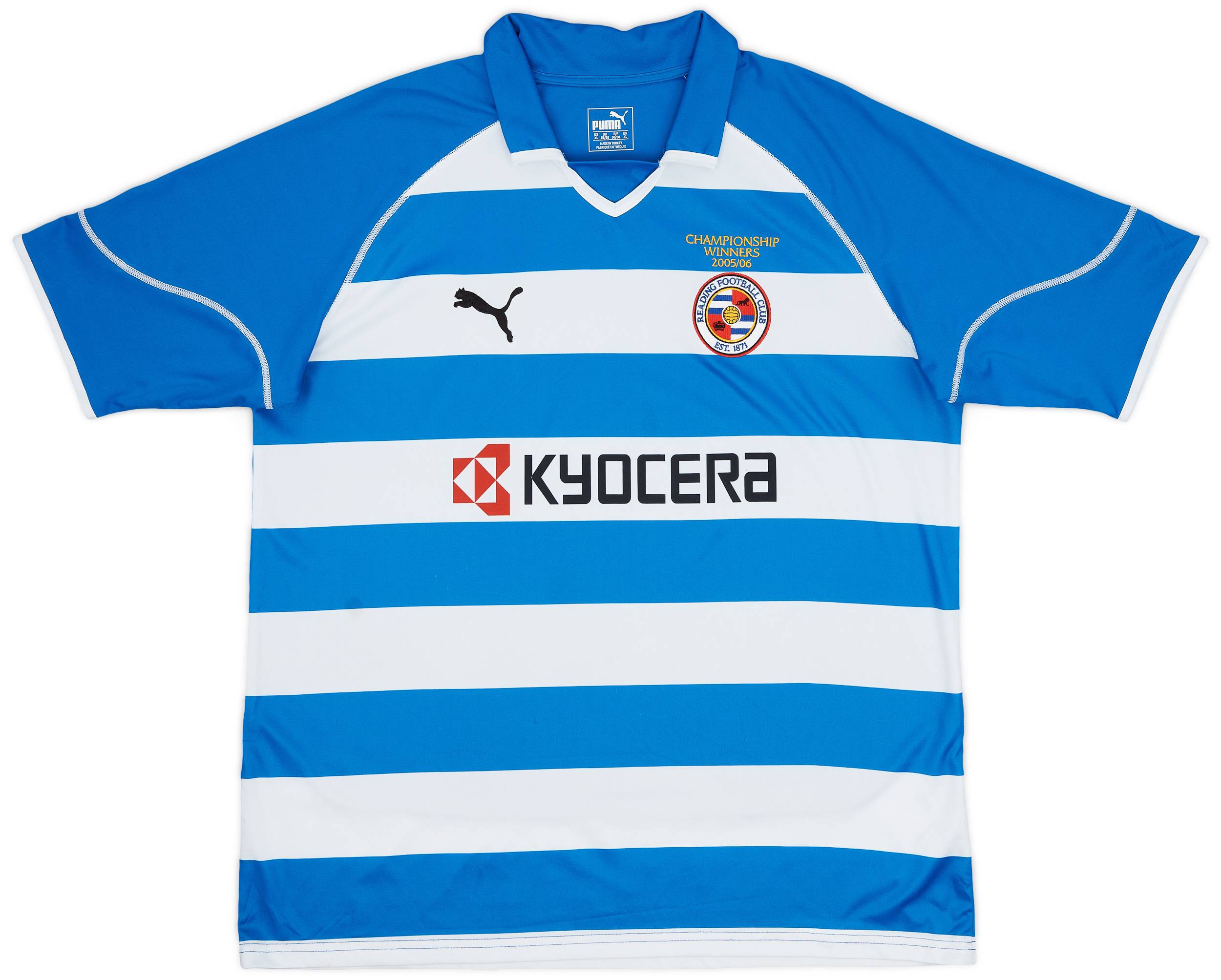 2005-06 Reading 'Championship Winners' Home Shirt - 9/10 - (XL)