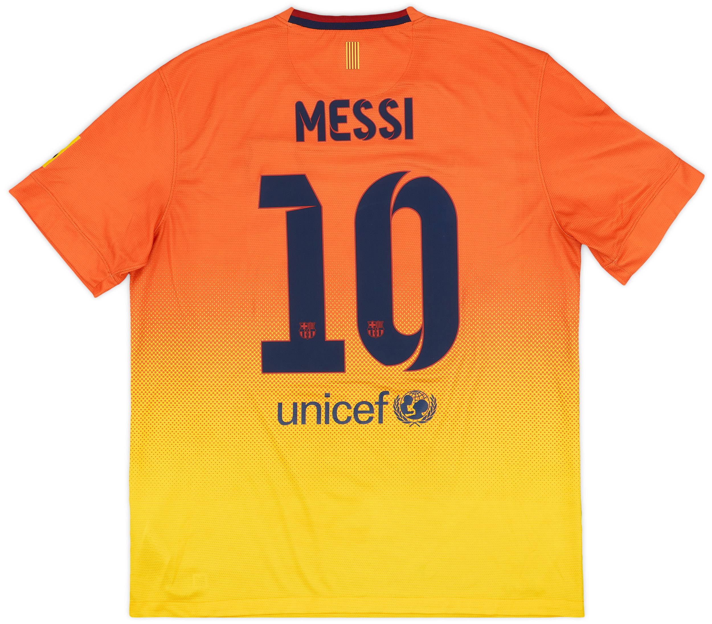 2012-13 Barcelona Away Shirt Messi #10 - 9/10 - (L)