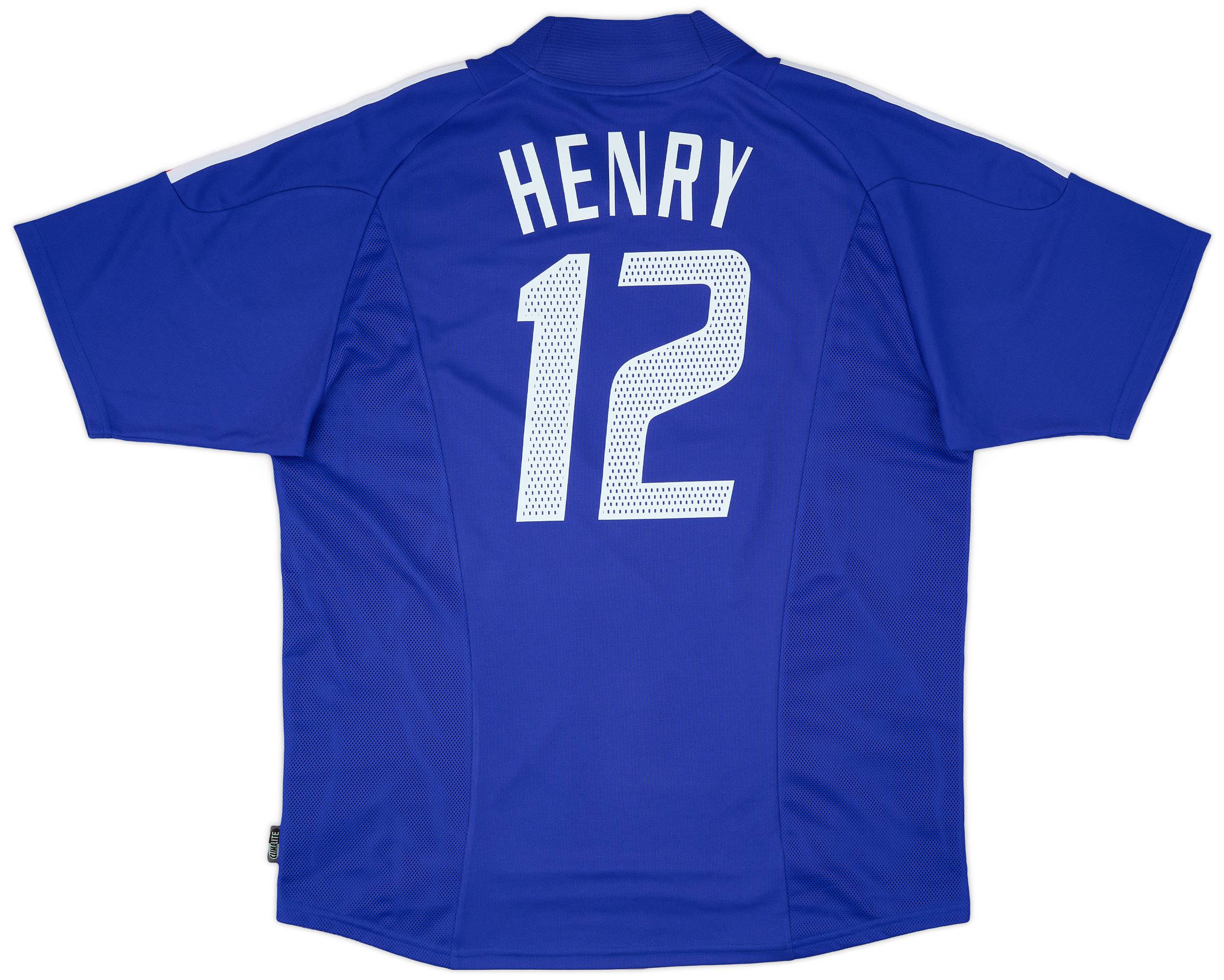 2002-04 France Home Shirt Henry #12 - 8/10 - (XL)