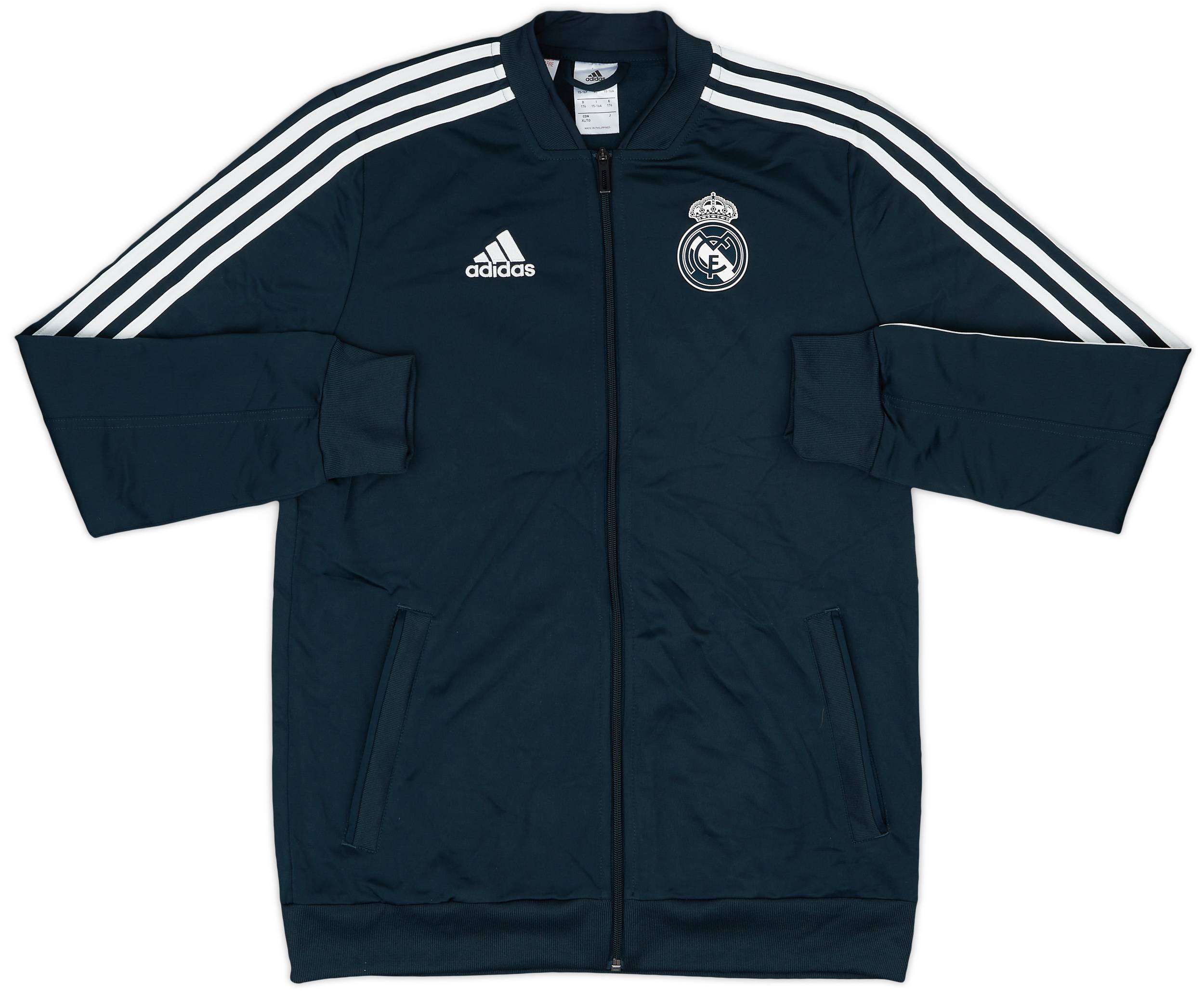 2018-19 Real Madrid adidas Track Jacket - 9/10 - (XL.Boys)