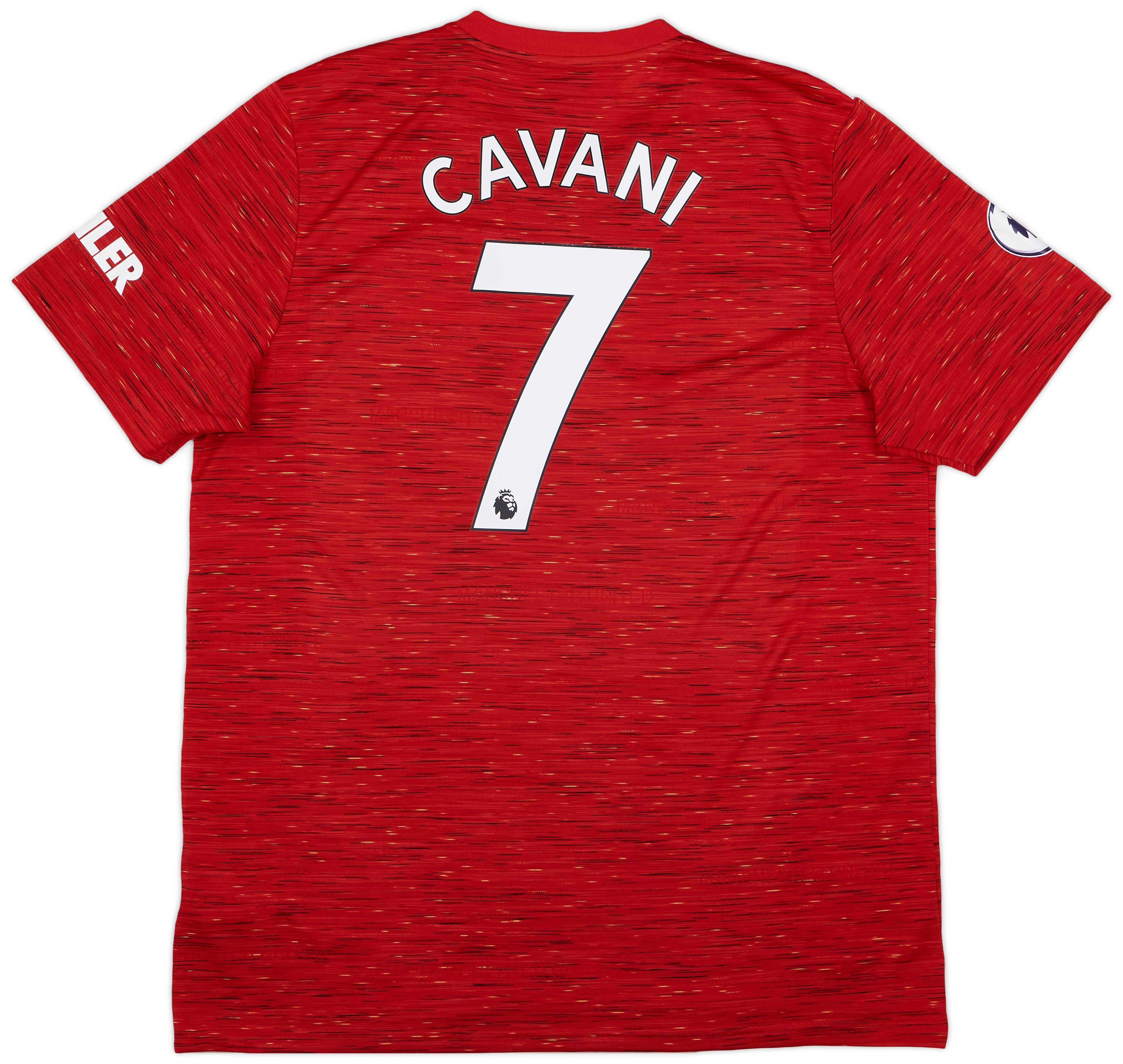 2020-21 Manchester United Home Shirt Cavani #7 - 9/10 - (XL)