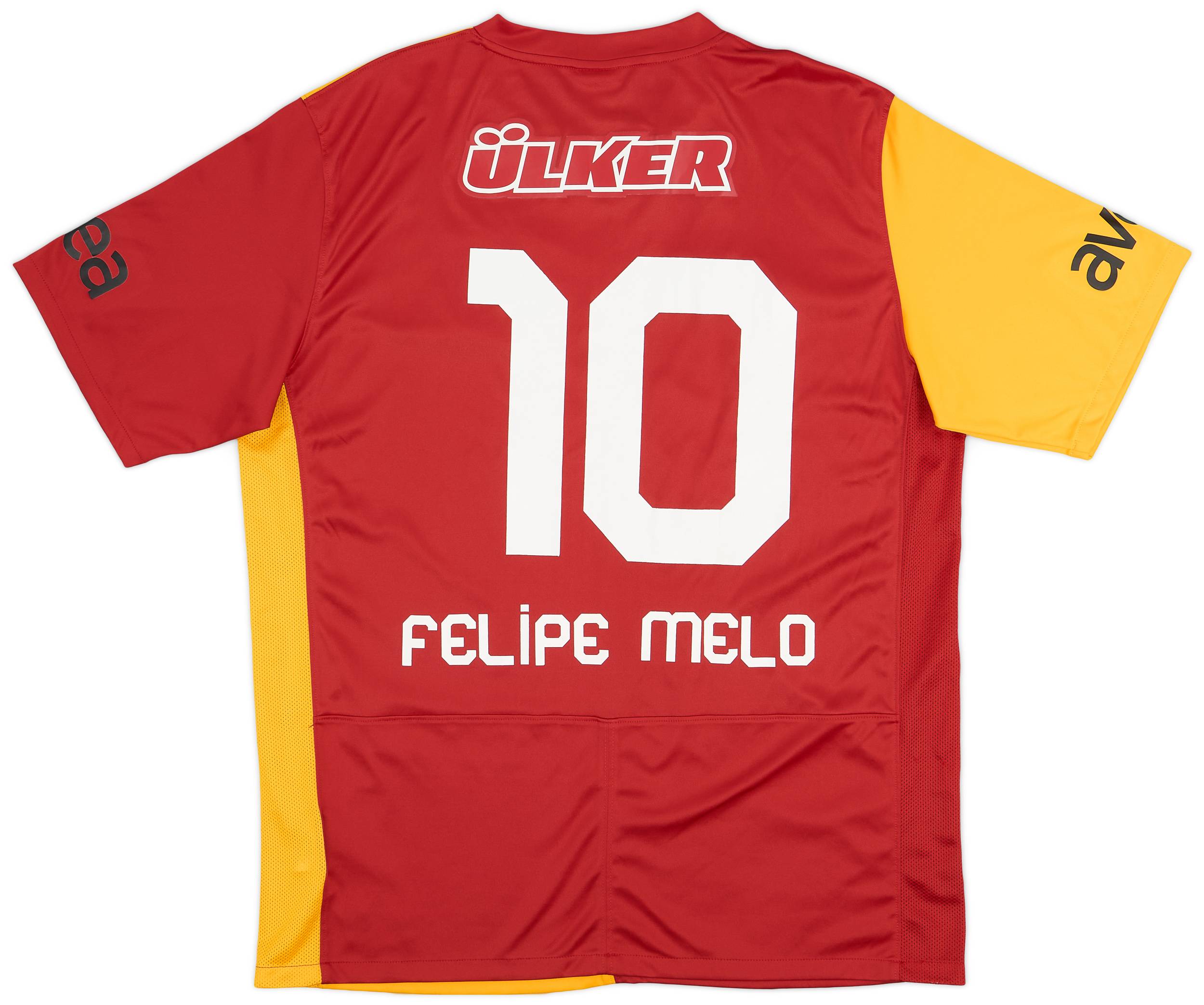 2011-12 Galatasaray Home Shirt Felipe Melo #10 - 9/10 - (L)