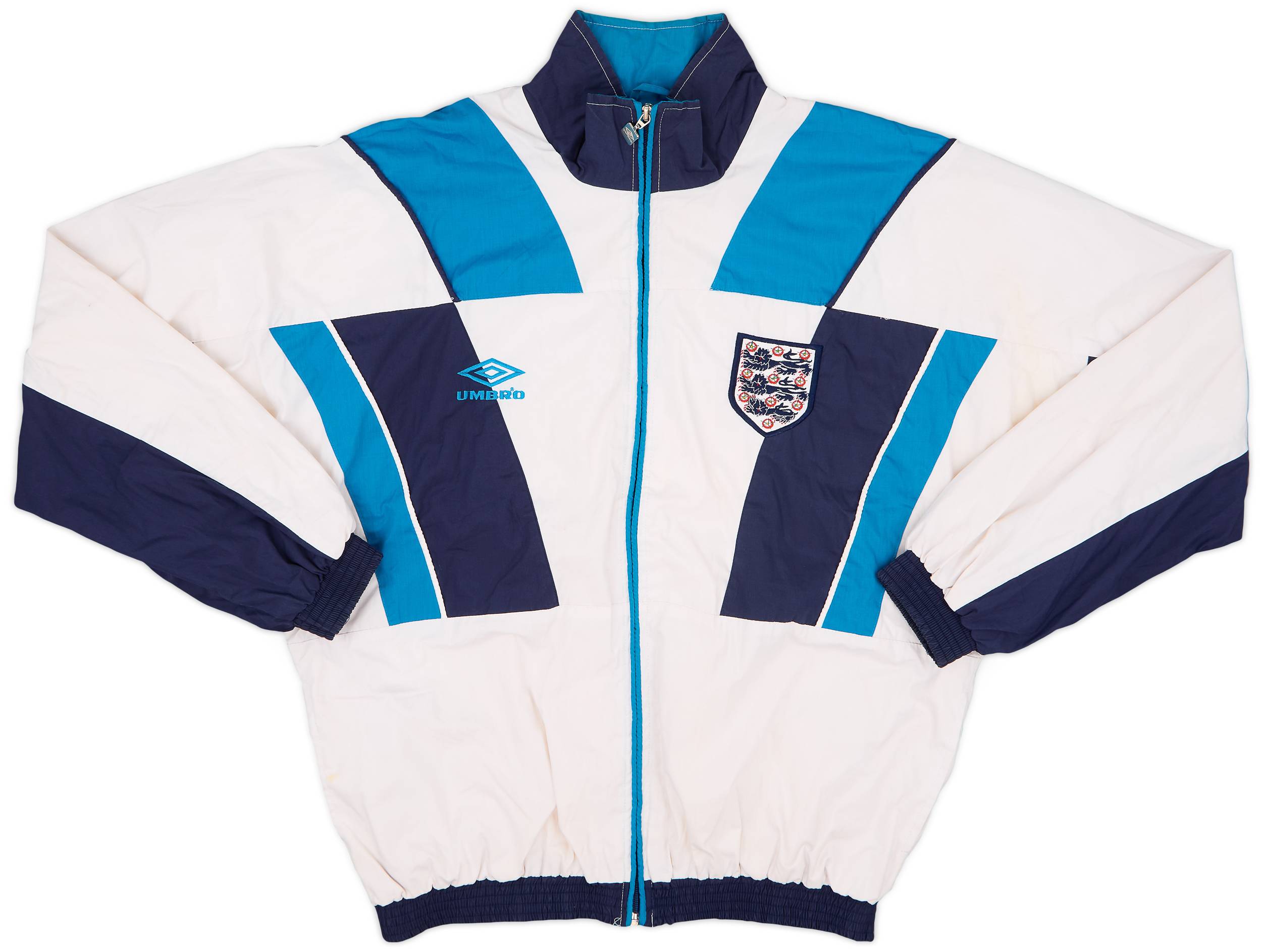 1995-96 England Umbro Track Jacket - 8/10 - (M)