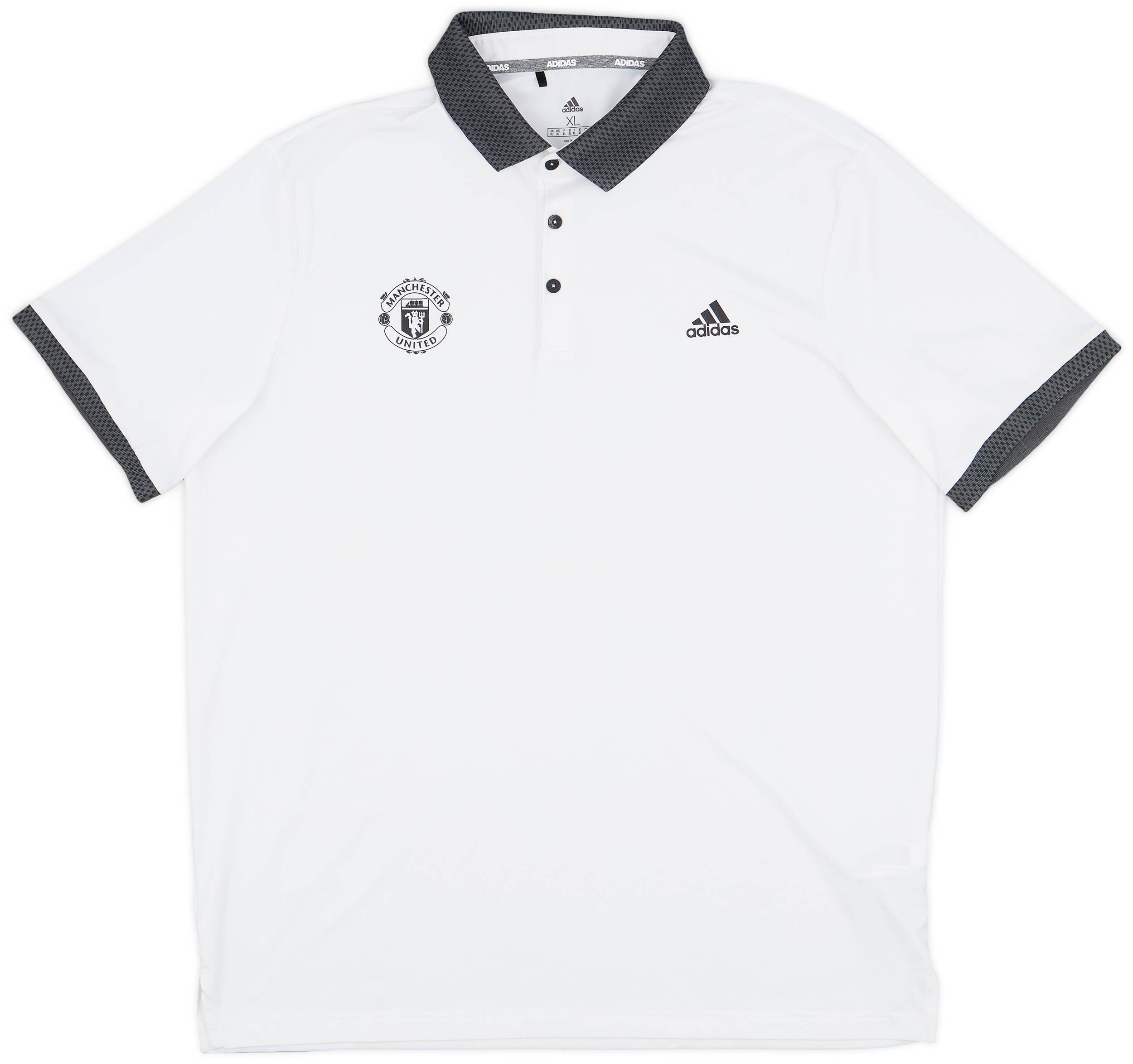 2020-21 Manchester United adidas Polo Shirt - 9/10 - (XL)