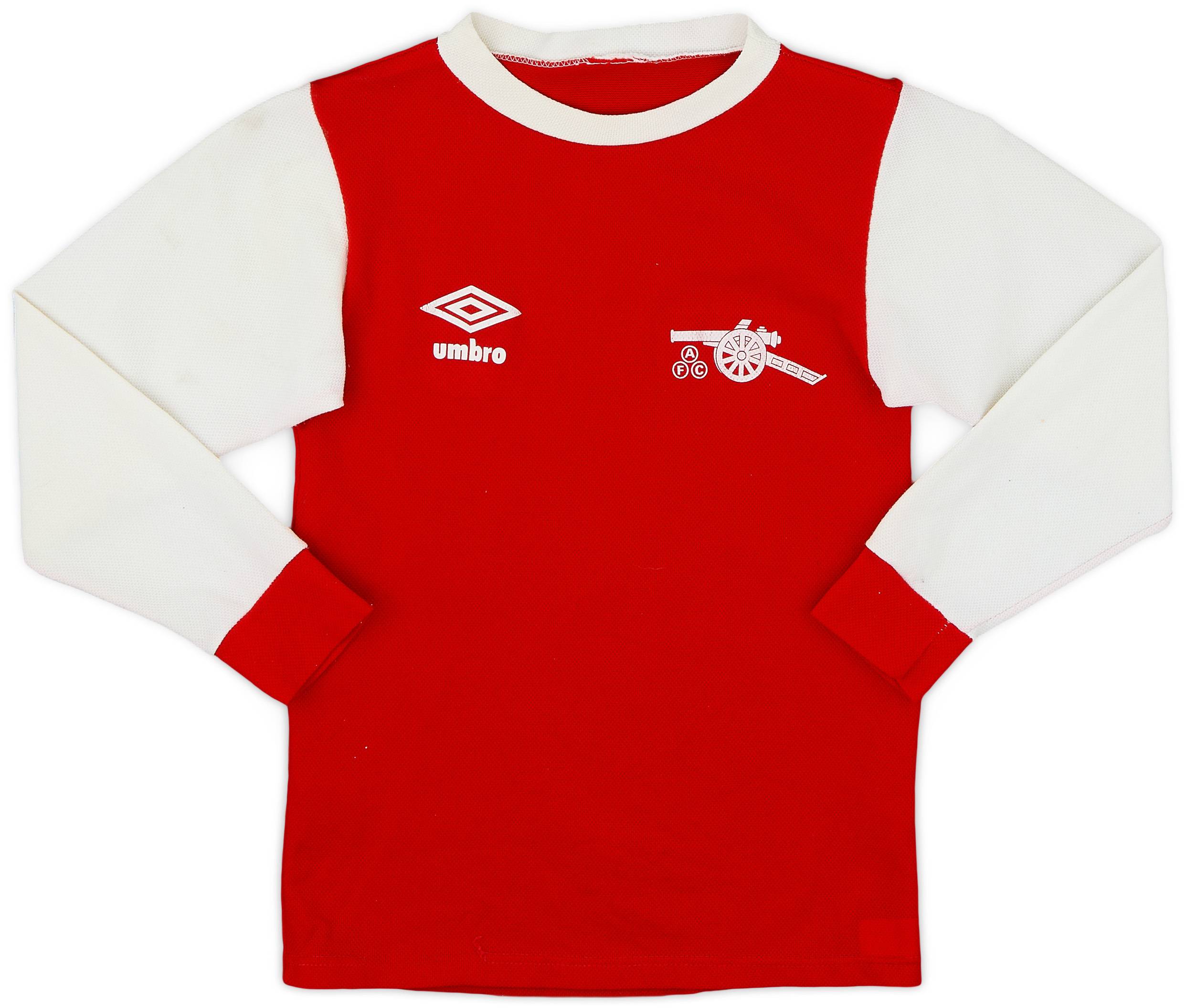 1978-81 Arsenal Home L/S Shirt - 6/10 - (S.Boys)