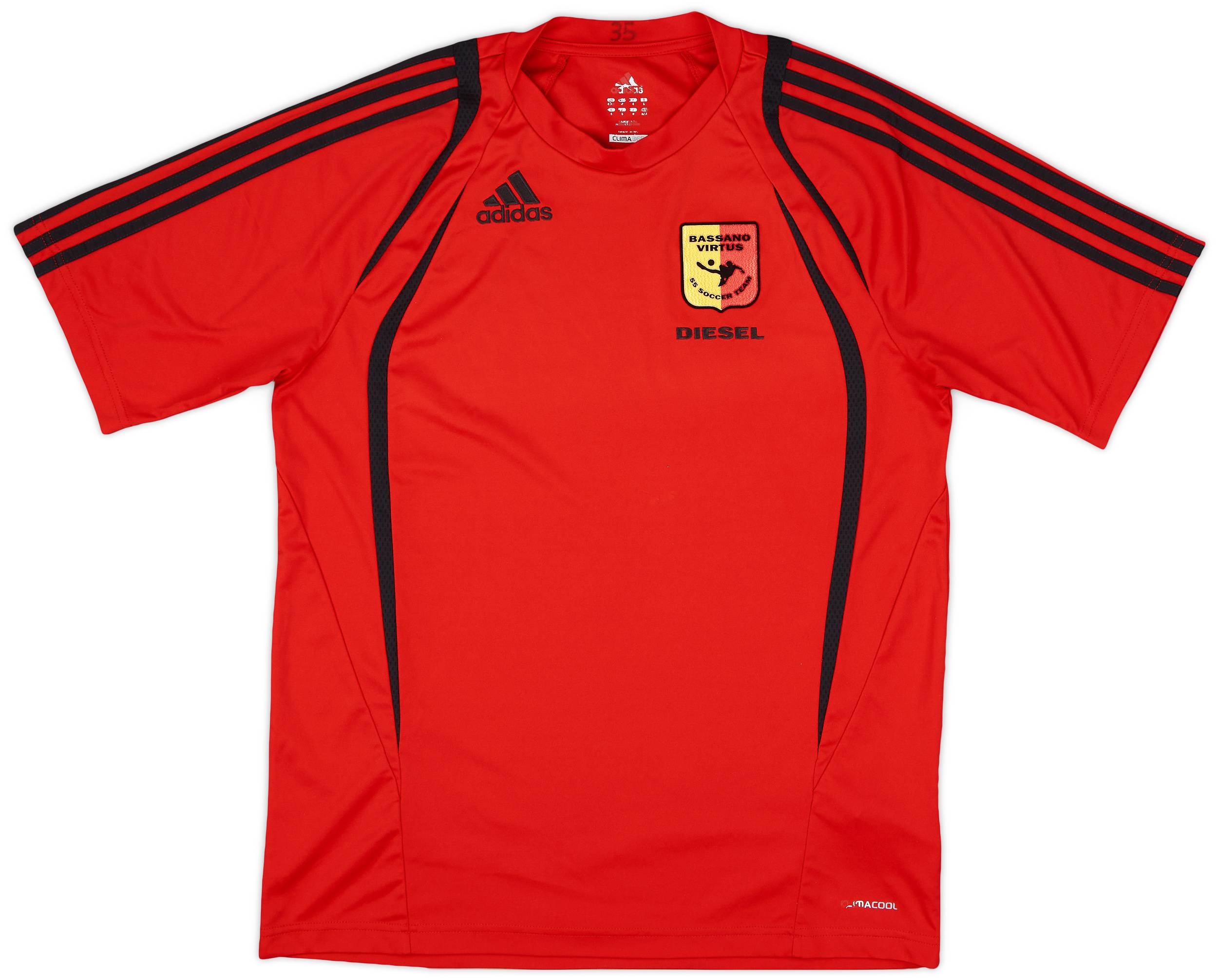 2009-10 Bassano Virtus adidas Training Shirt - 8/10 - (M/L)