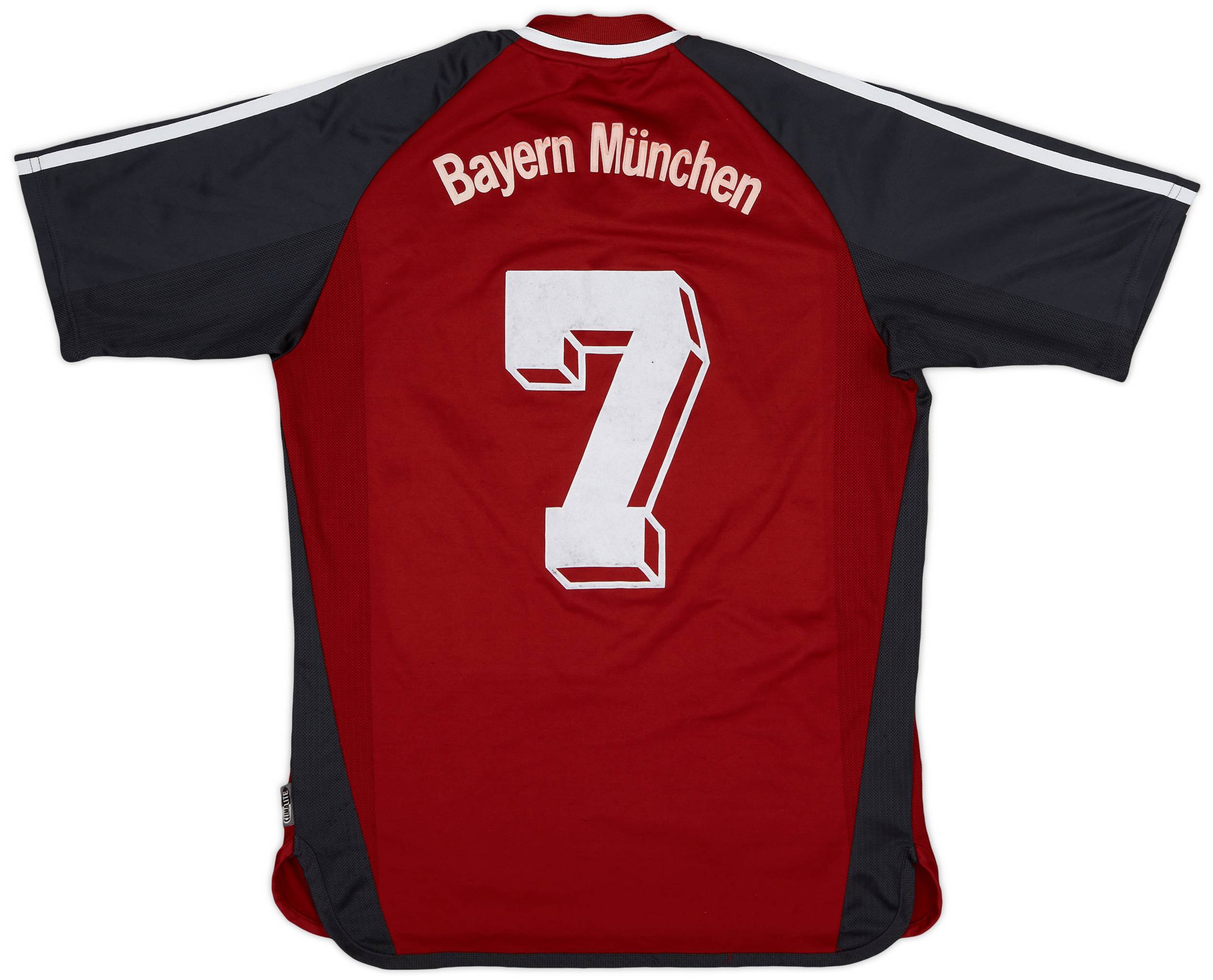 2001-02 Bayern Munich Home Shirt #7 - 6/10 - (XL.Boys)