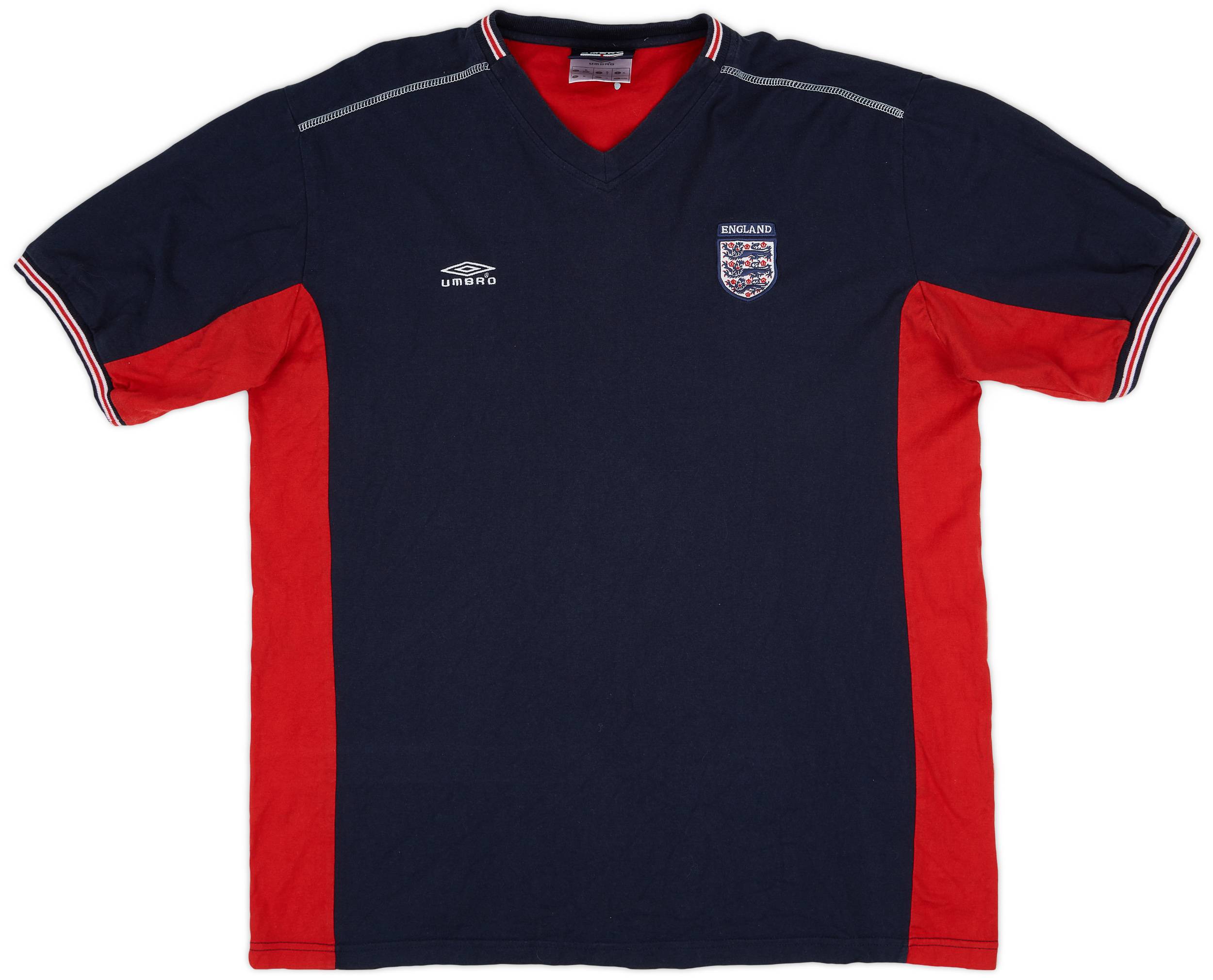 2002-03 England Umbro Training Shirt - 8/10 - (XL)