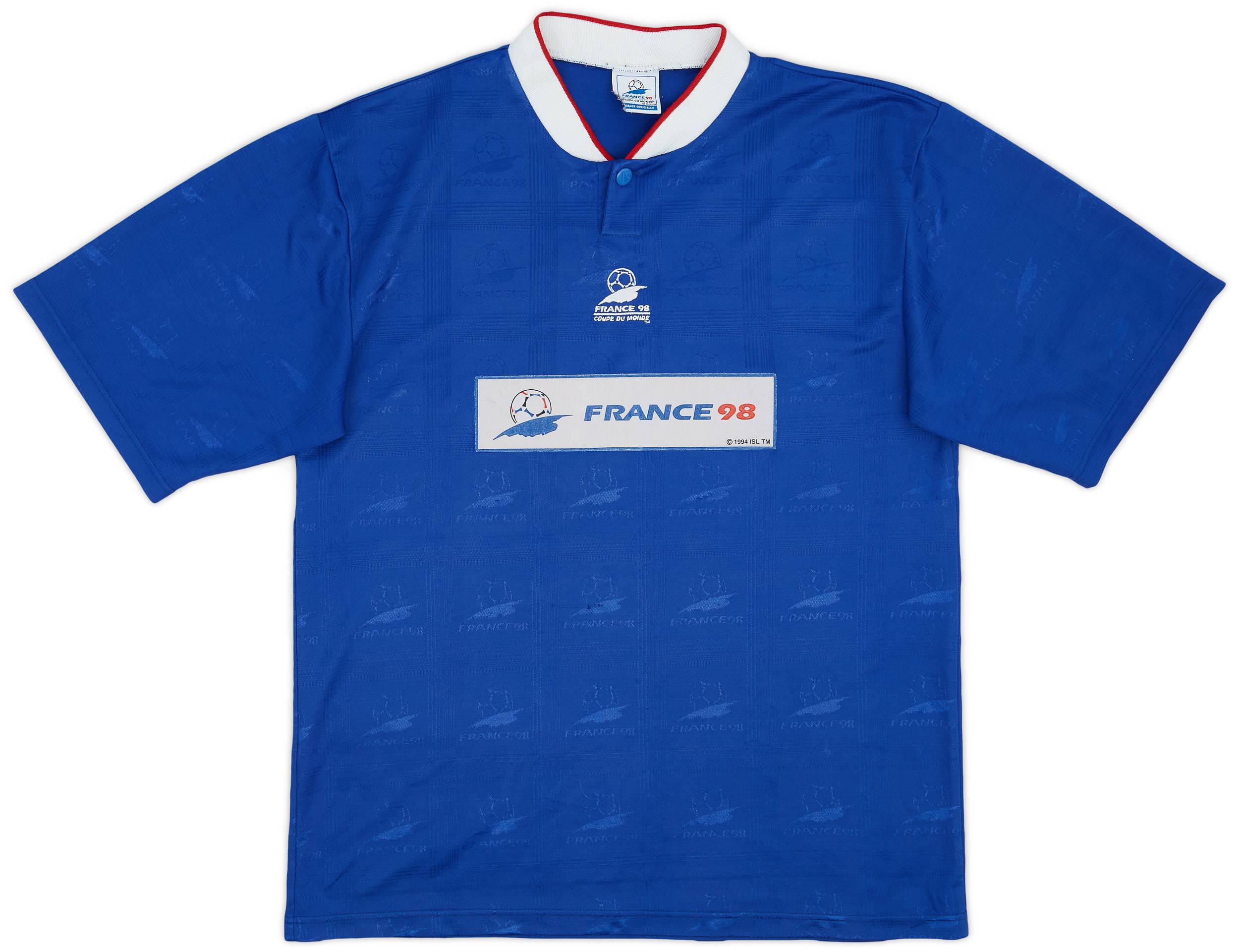 1998 France 98 'Coupe du Monde' Training Shirt - 5/10 - (L)
