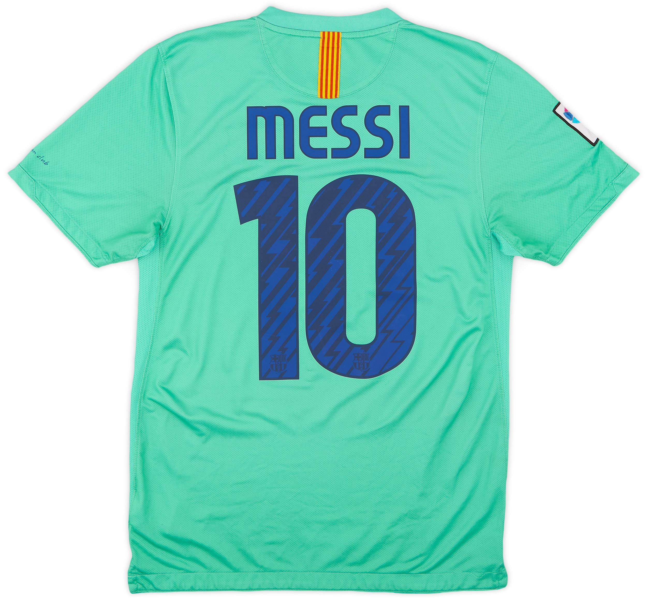2010-11 Barcelona Away Shirt Messi #10 - 7/10 - (S)