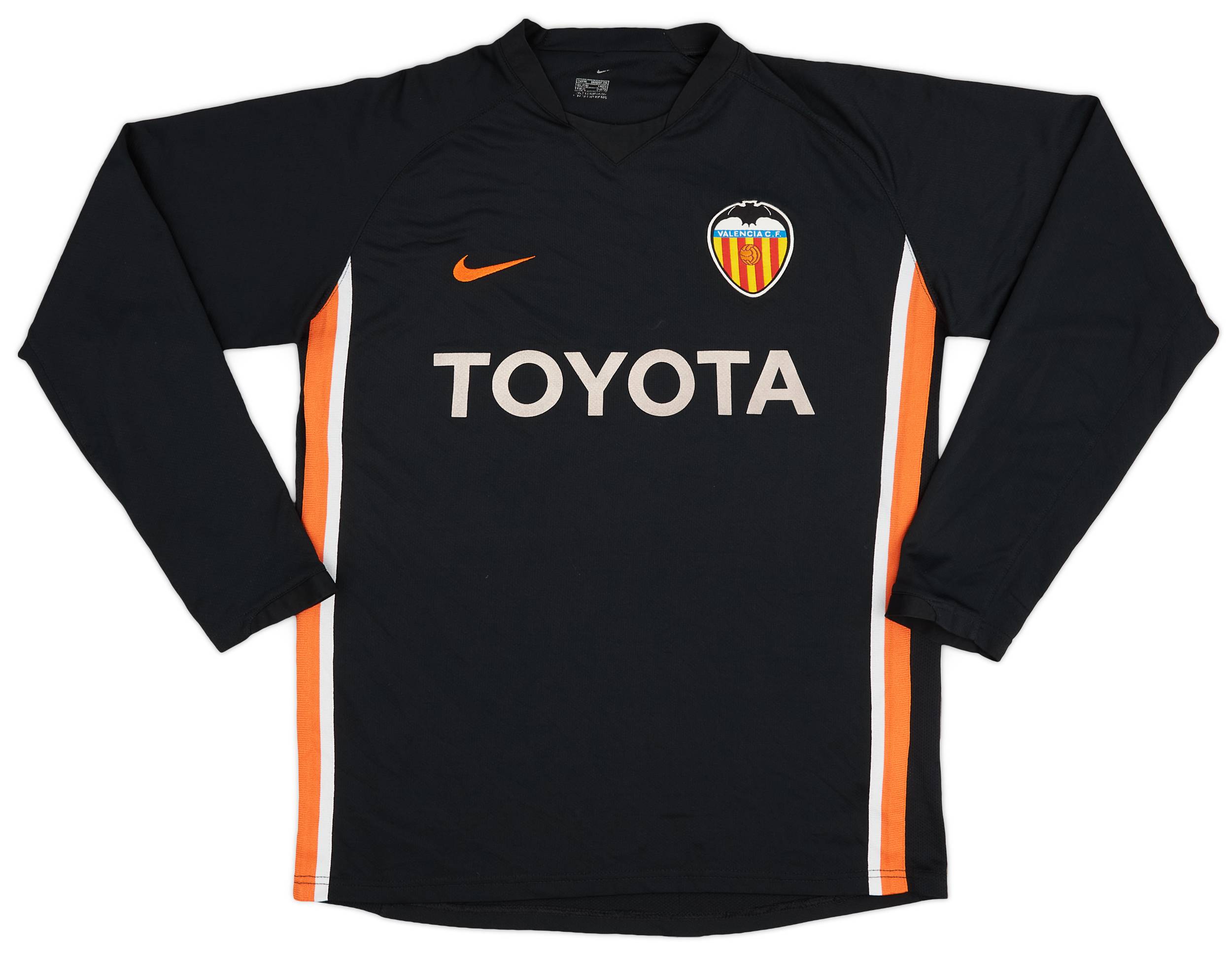 2006-07 Valencia Away L/S Shirt - 7/10 - (M)