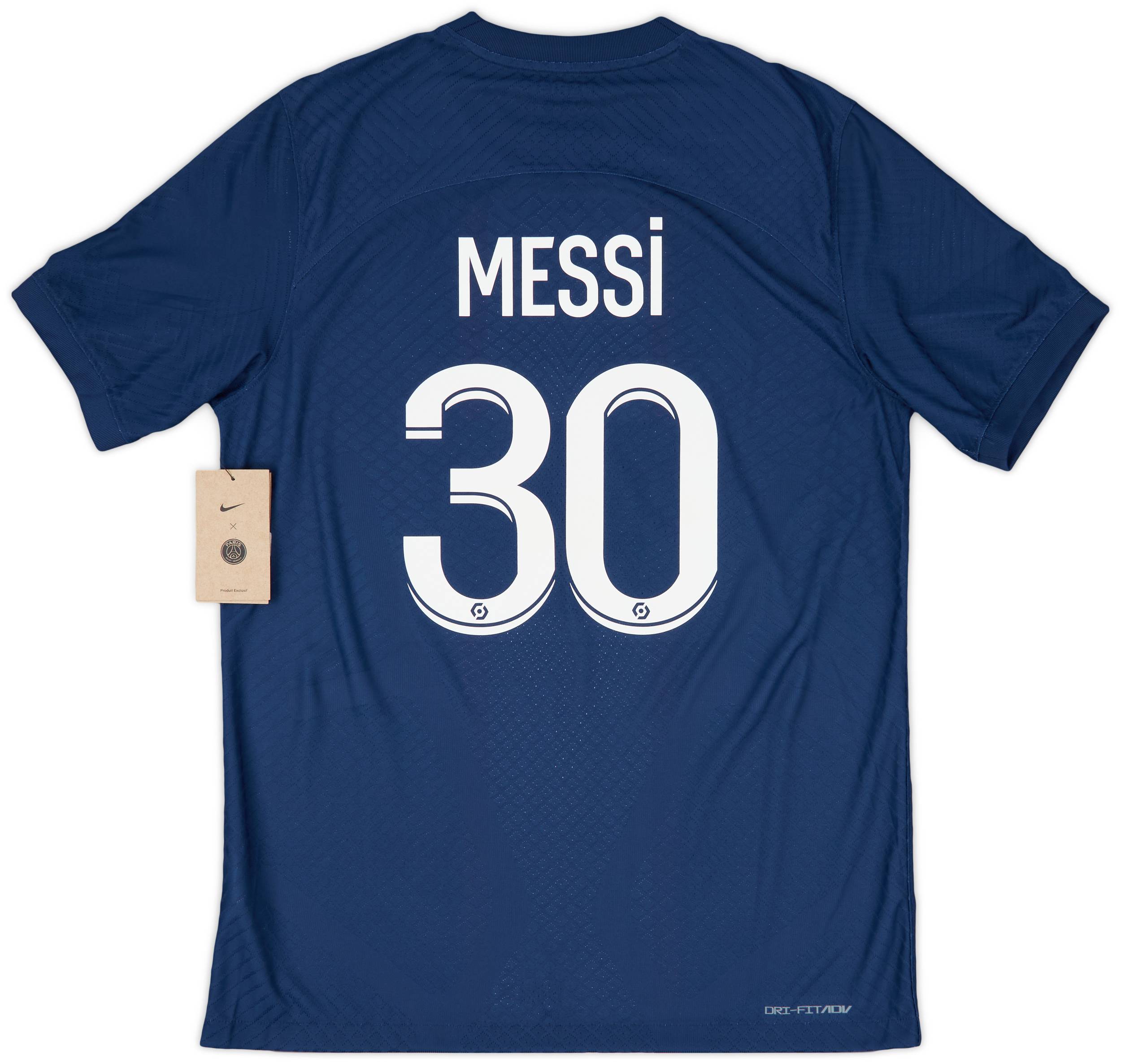 2022-23 Paris Saint-Germain Player Issue Home Shirt Messi #30 (M)