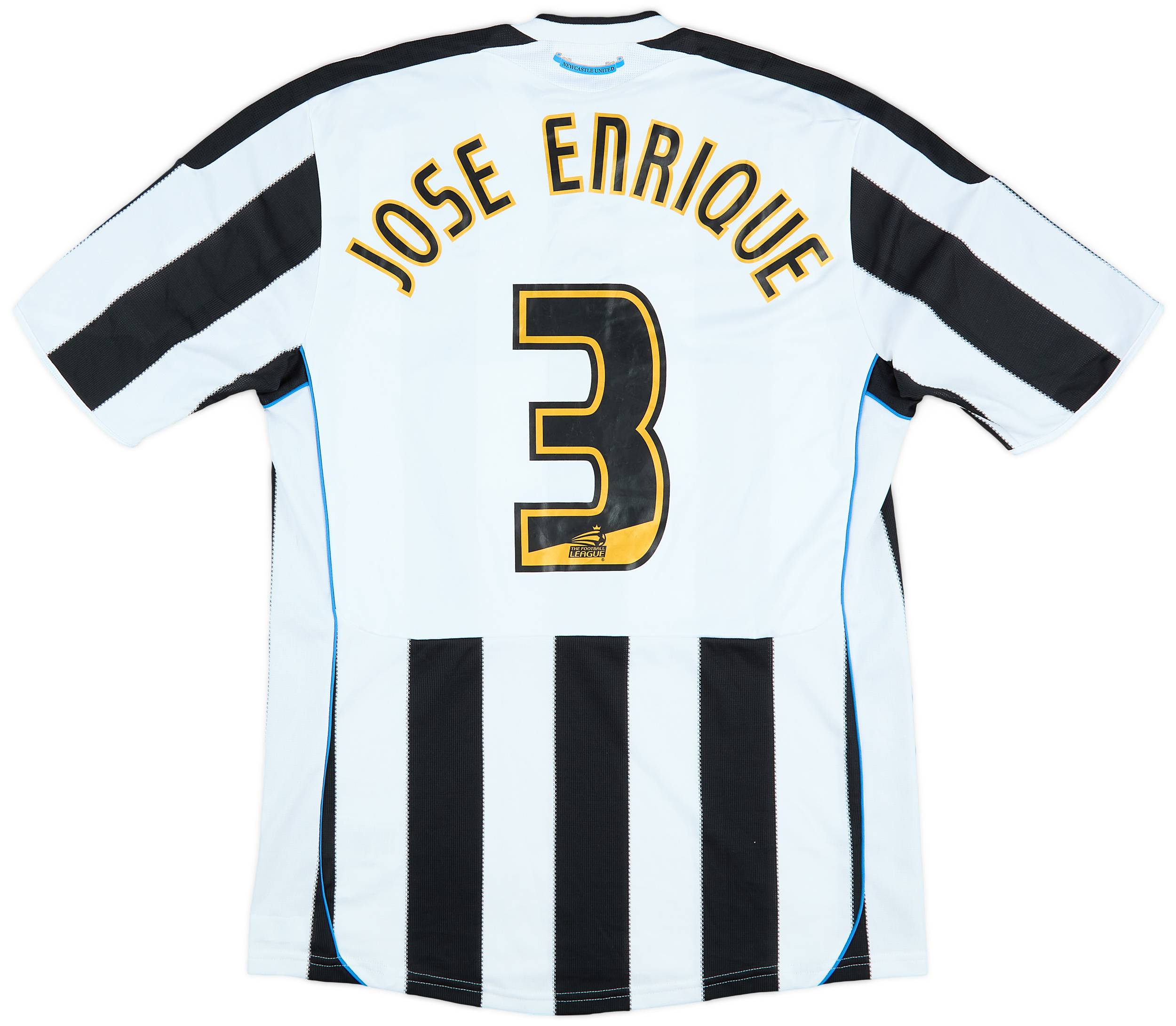 2009-10 Newcastle Home Shirt Jose Enrique #3 - 8/10 - (L)