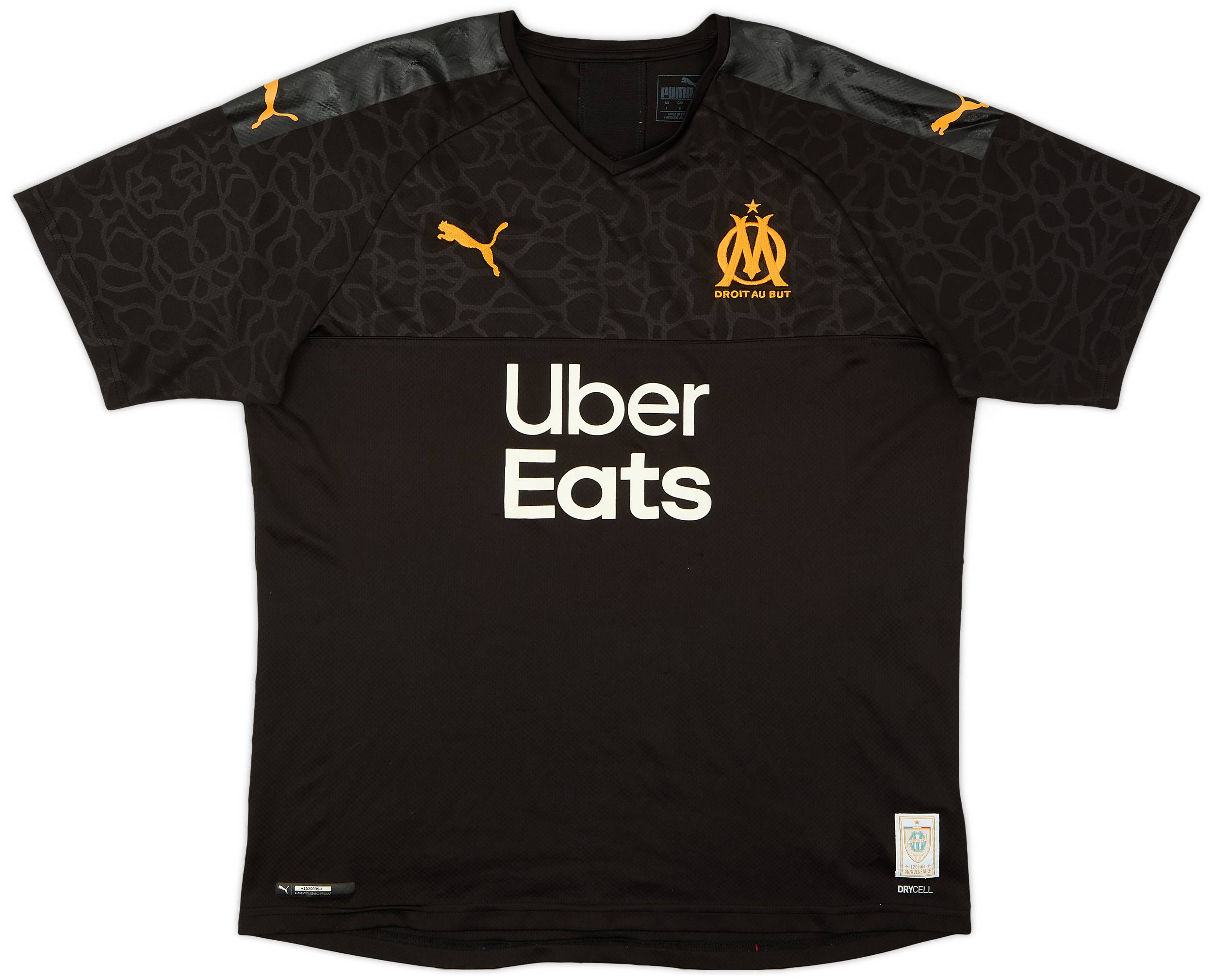 2019-20 Olympique Marseille Third Shirt - 7/10 - (L)