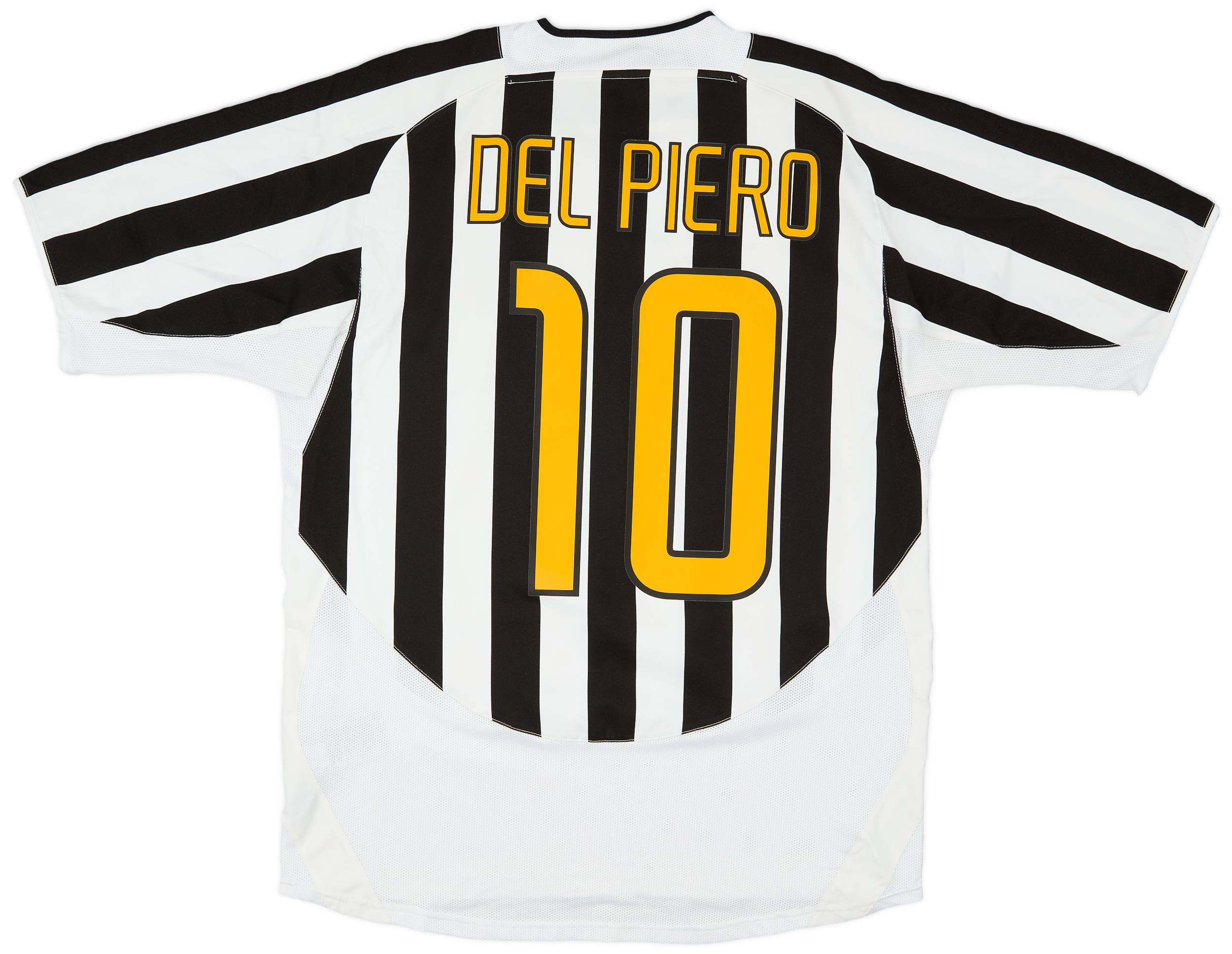 2003-04 Juventus Home Shirt Del Piero #10 - 6/10 - (L)
