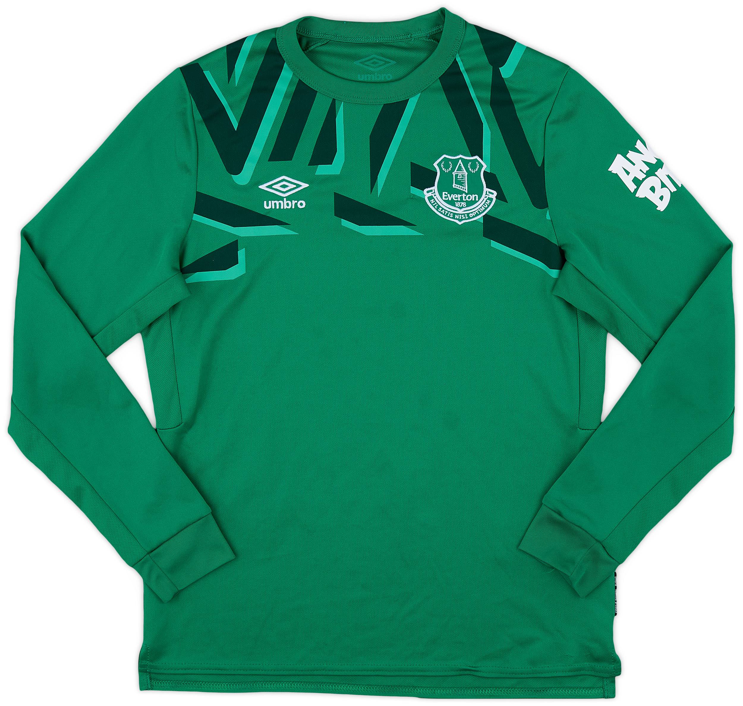 2019-20 Everton GK Shirt - 9/10 - (L.Boys)