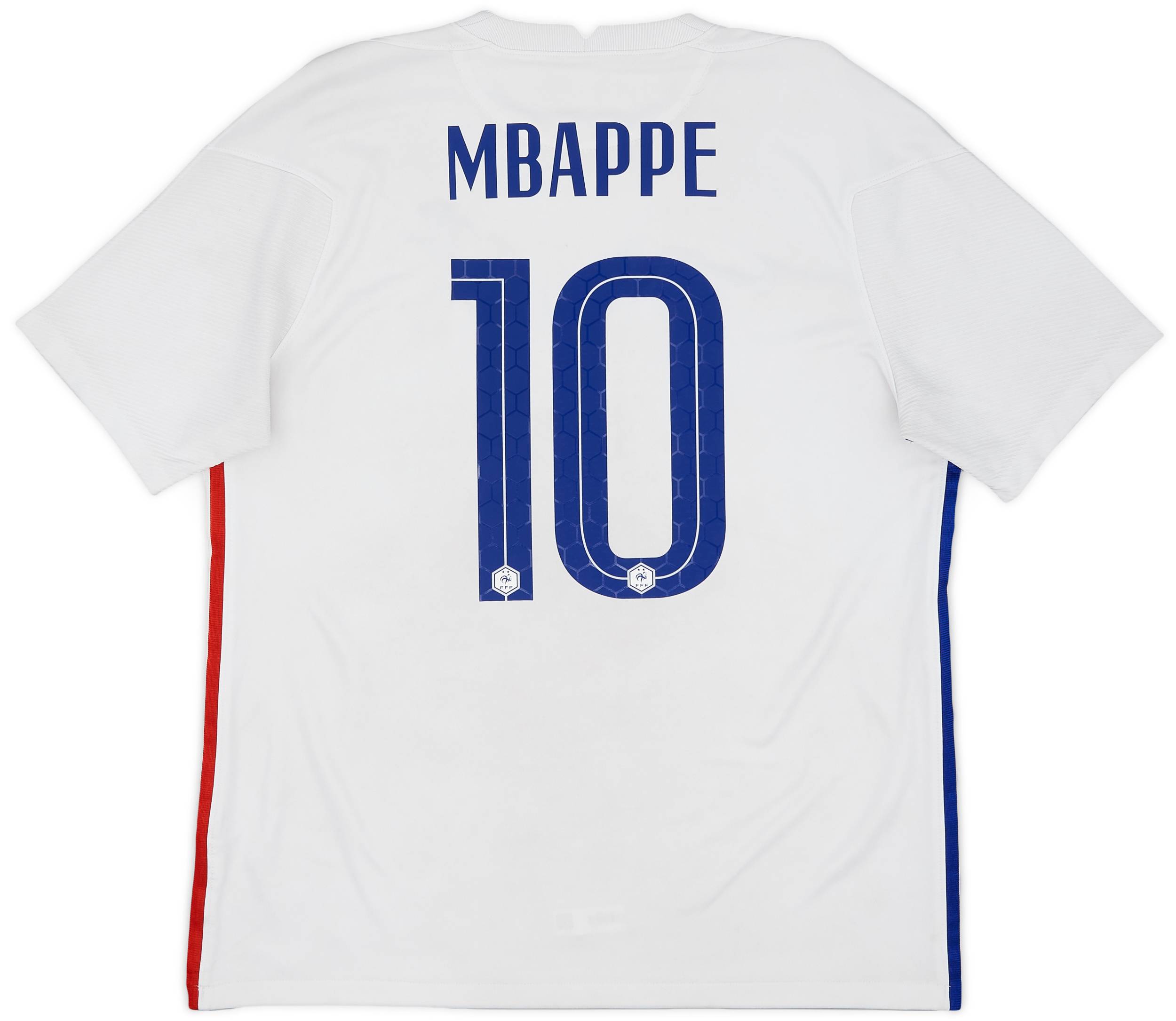 2020-21 France Away Shirt Mbappe #10 - 6/10 - (L)