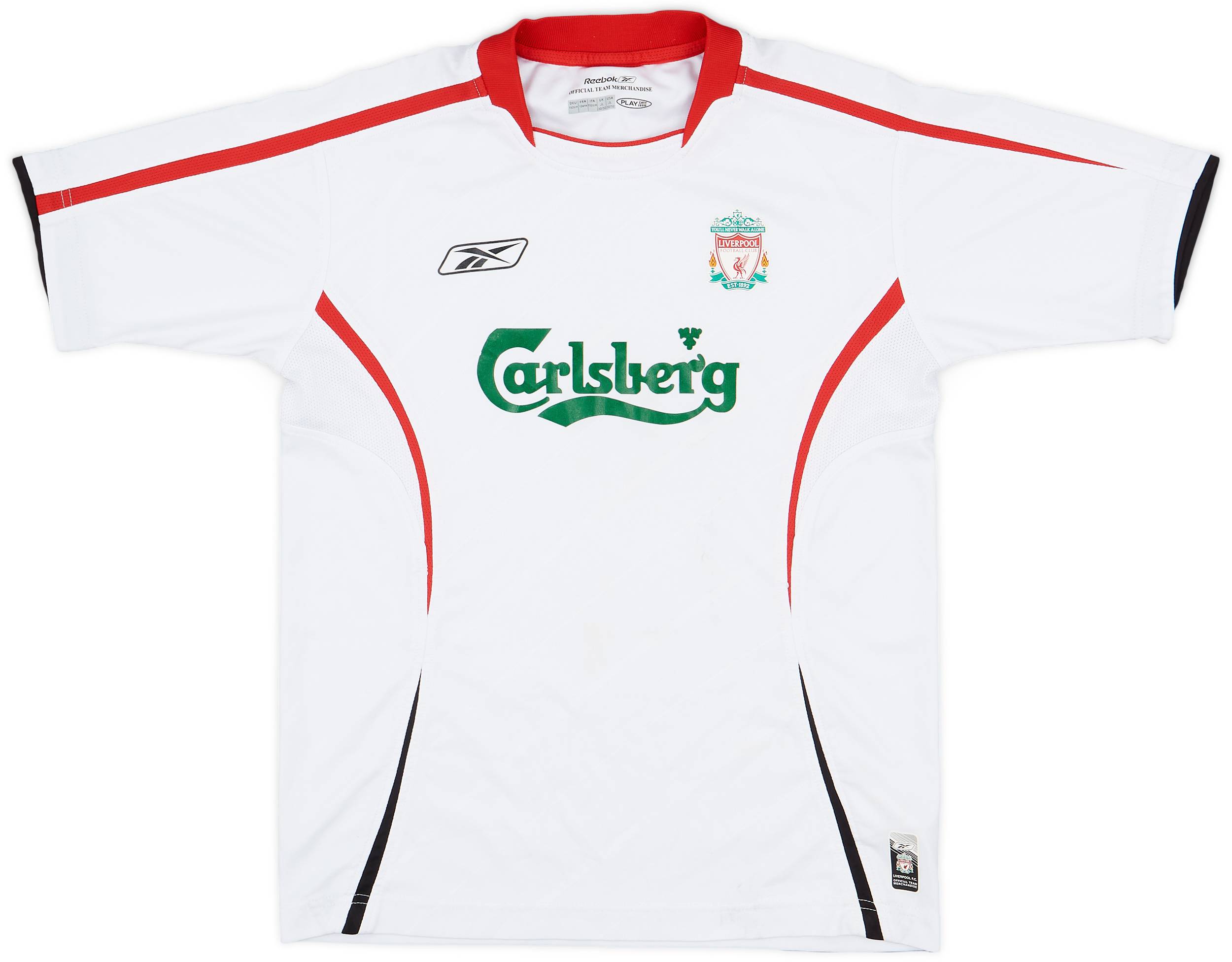2005-06 Liverpool Away Shirt - 5/10 - (L.Boys)