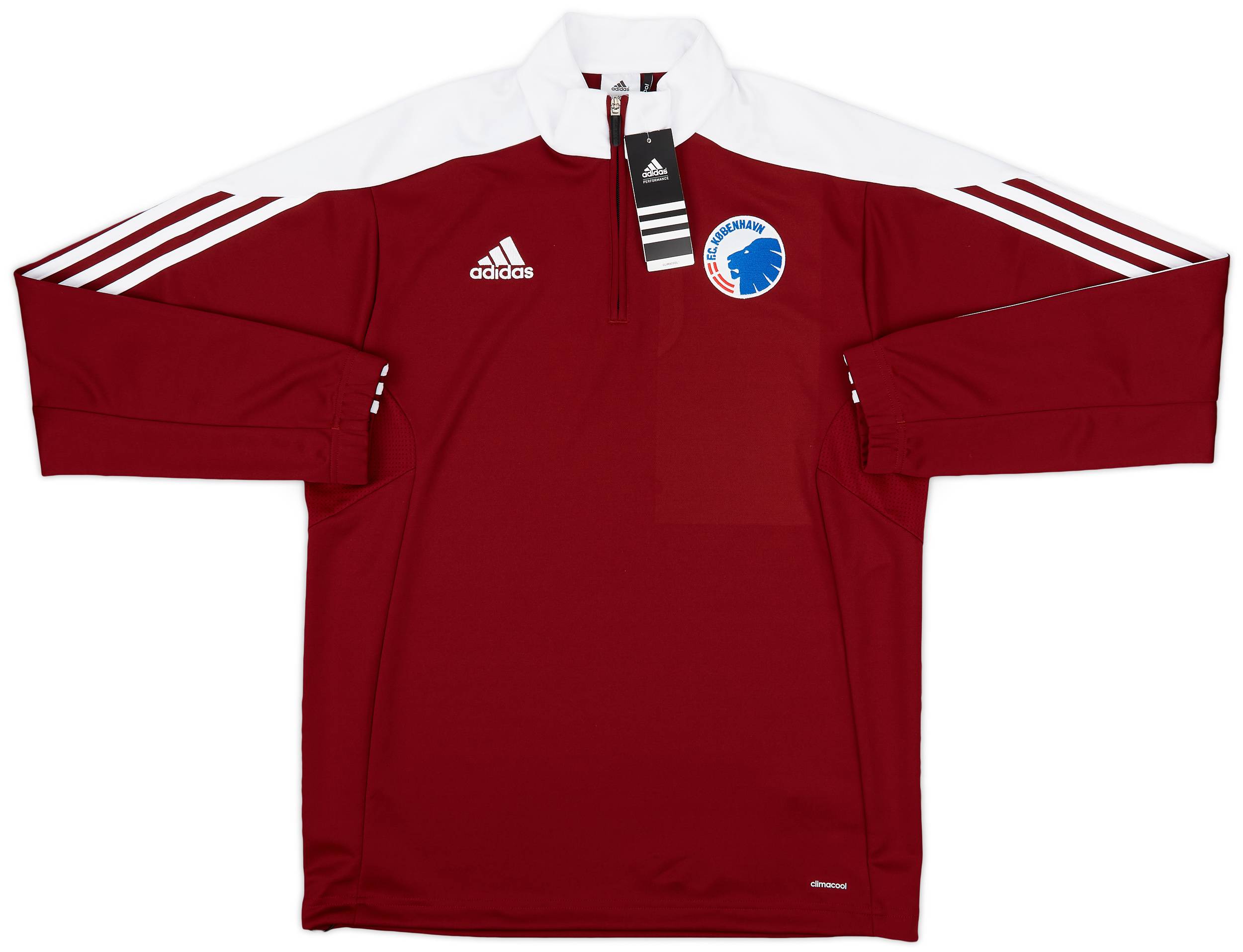 2014-15 FC Copenhagen adidas 1/4 Zip Drill Top (M)