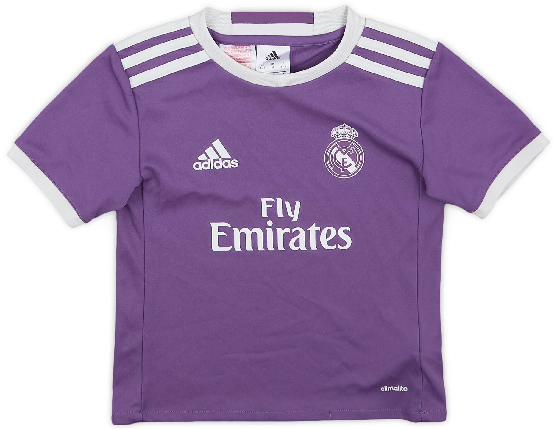 2016-17 Real Madrid Away Shirt - 8/10 - (3-4 Years)