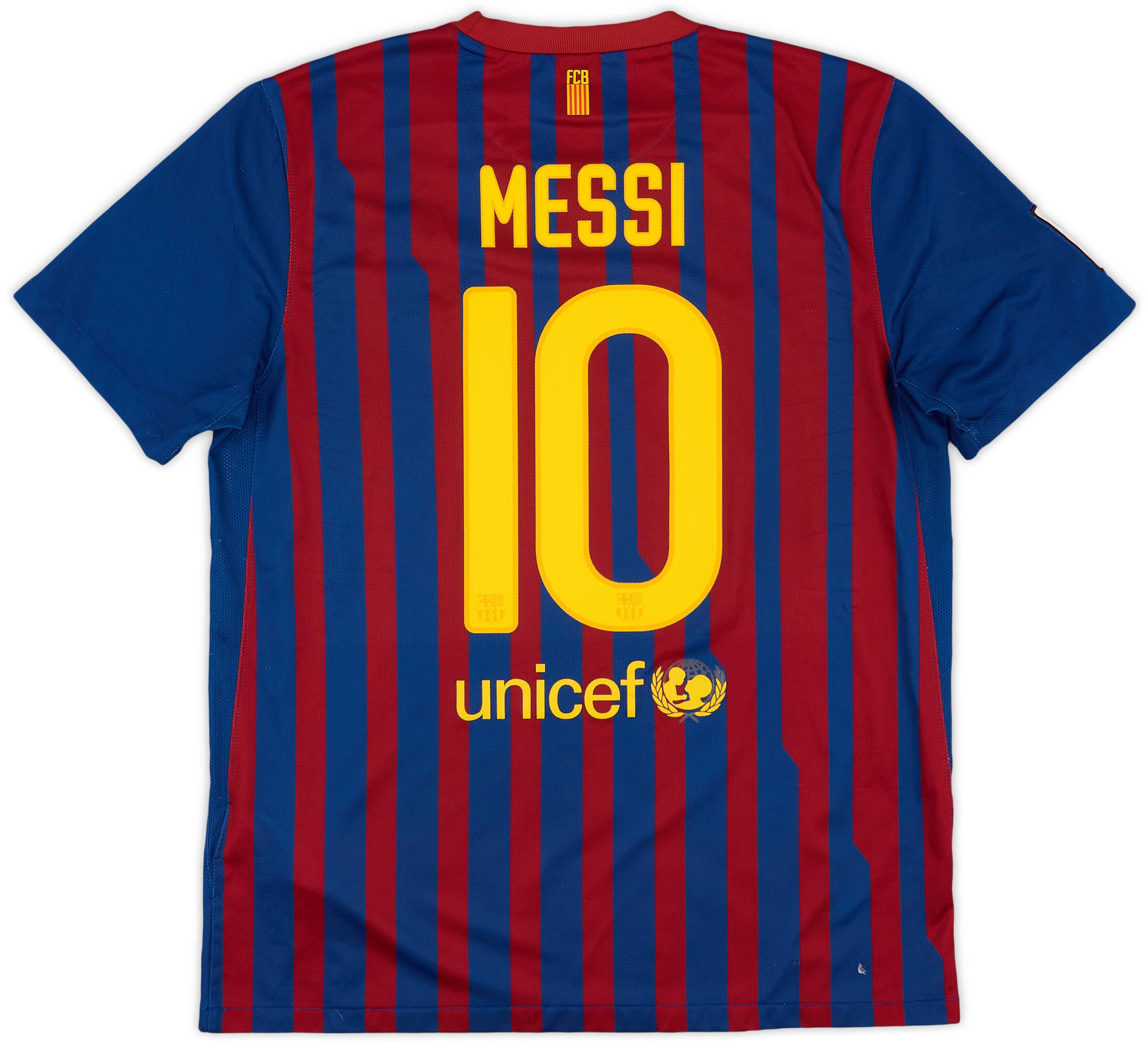 2011-12 Barcelona Home Shirt Messi #10 - 8/10 - (L)