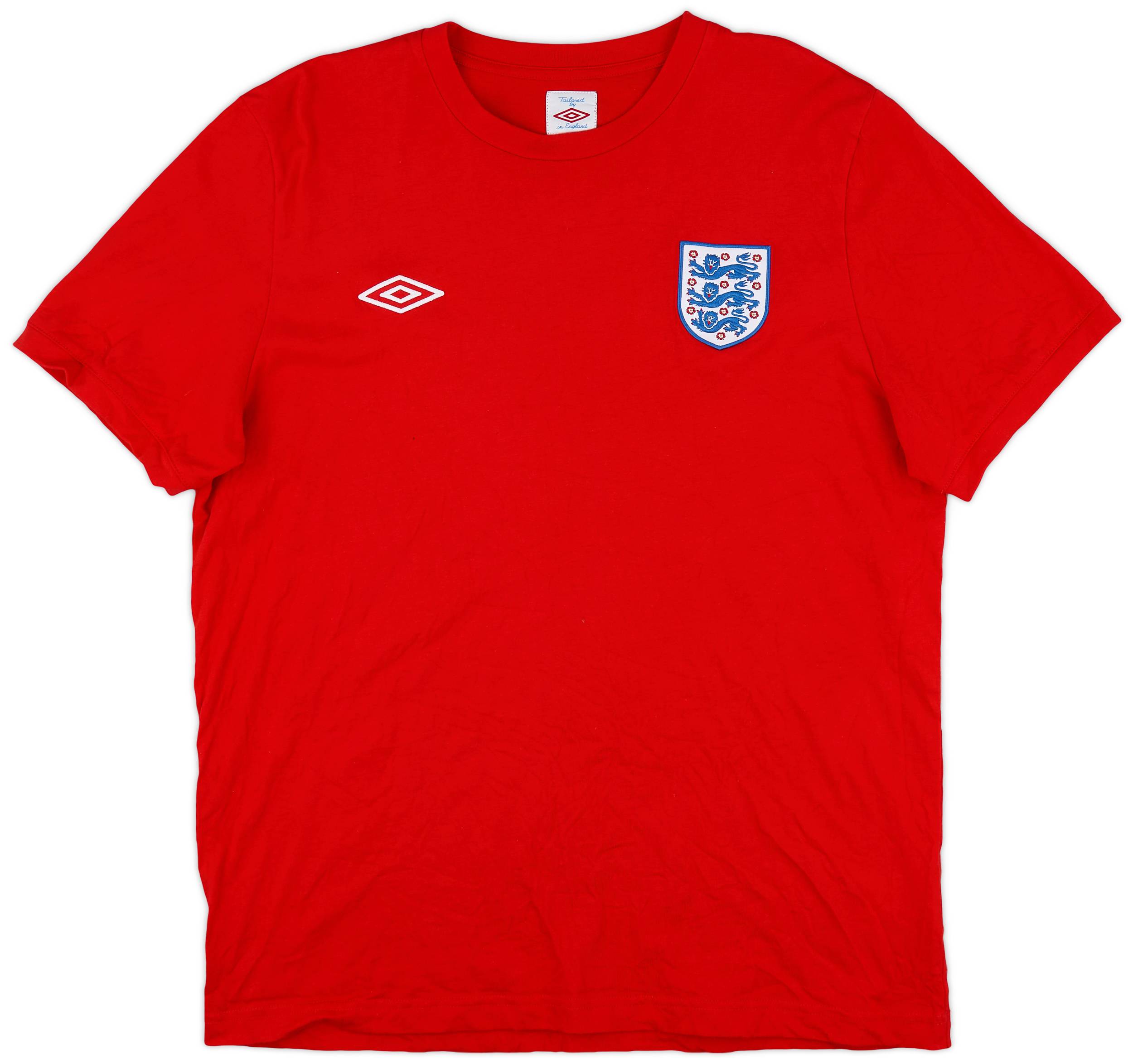 2010-11 England Umbro Training Shirt - 9/10 - (XL)