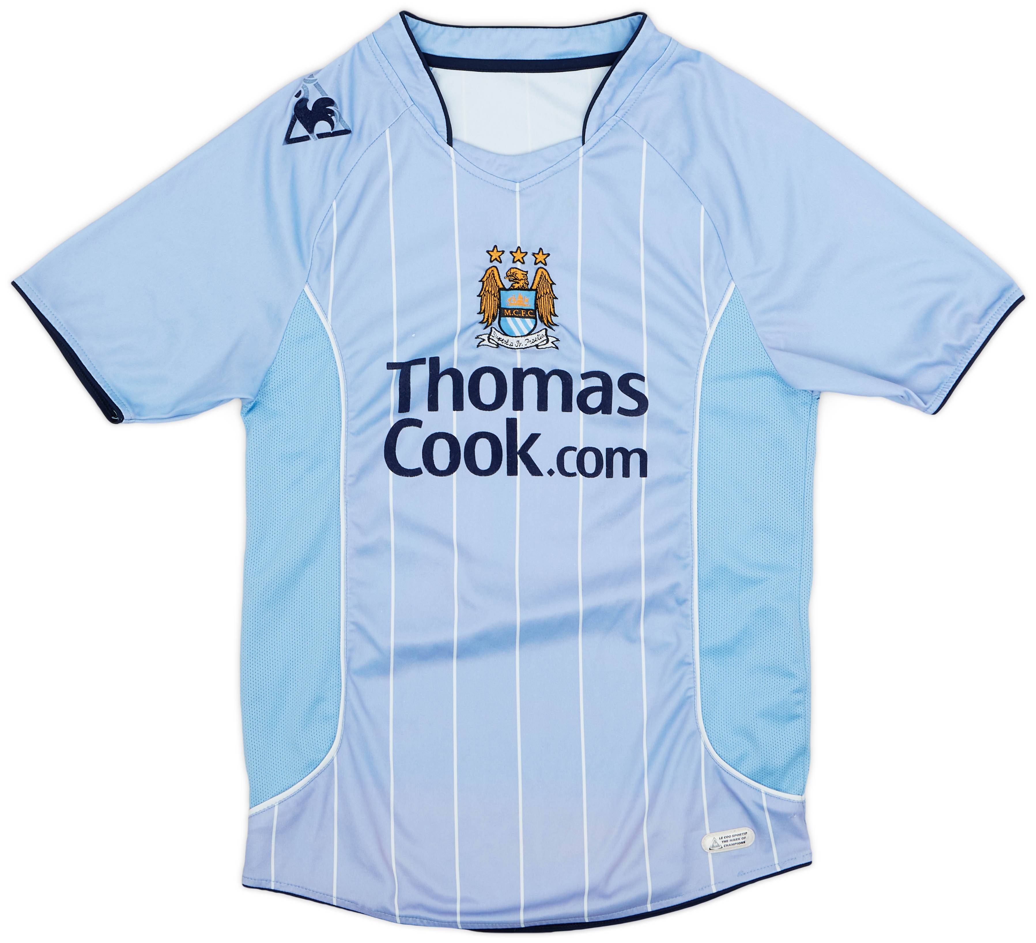 2007-08 Manchester City Home Shirt - 4/10 - (XL.Boys)