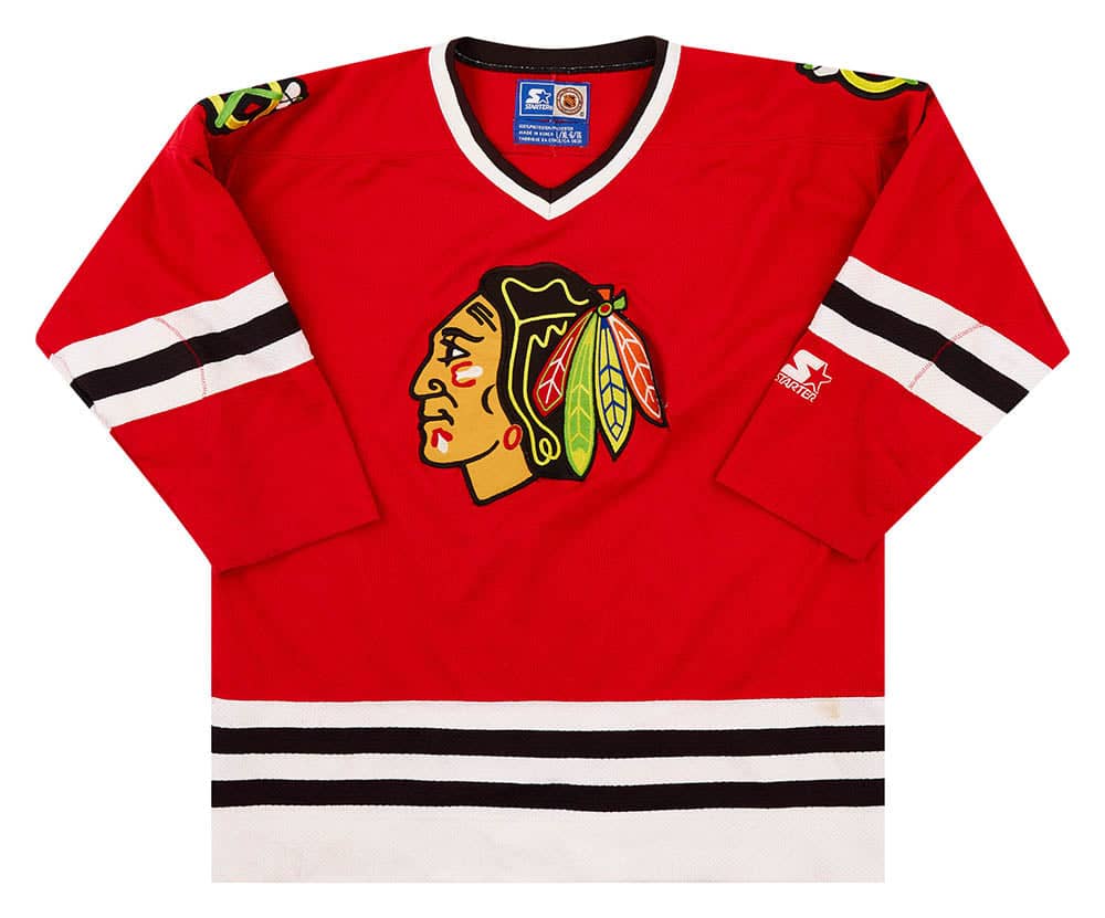 1999-00 Chicago Blackhawks Starter Jersey (Away) Y