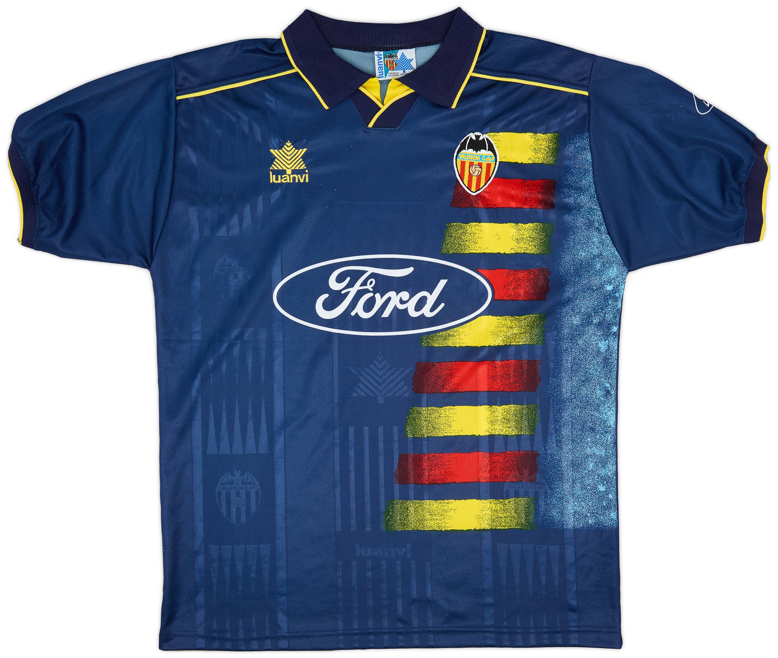 1996-97 Valencia Away Shirt - 9/10 - (XL)