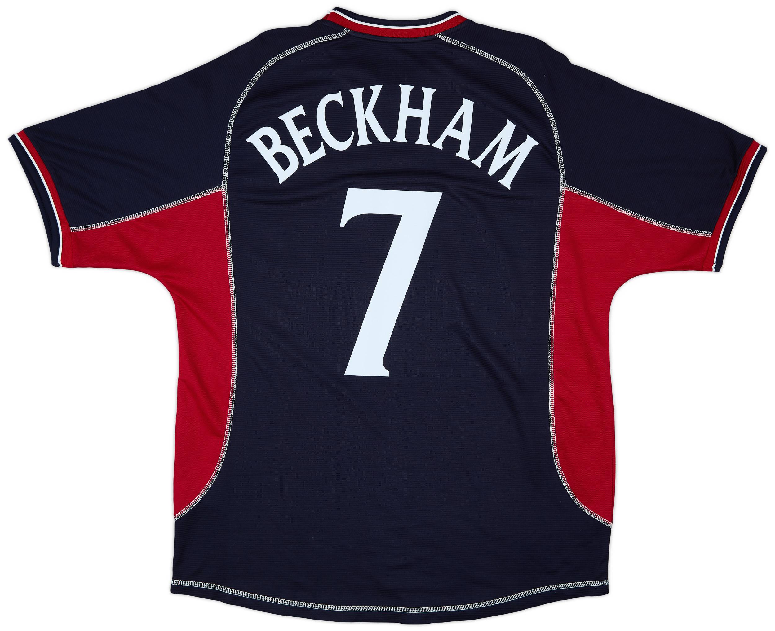 2000-01 Manchester United Third Shirt Beckham #7 - 9/10 - (XL)