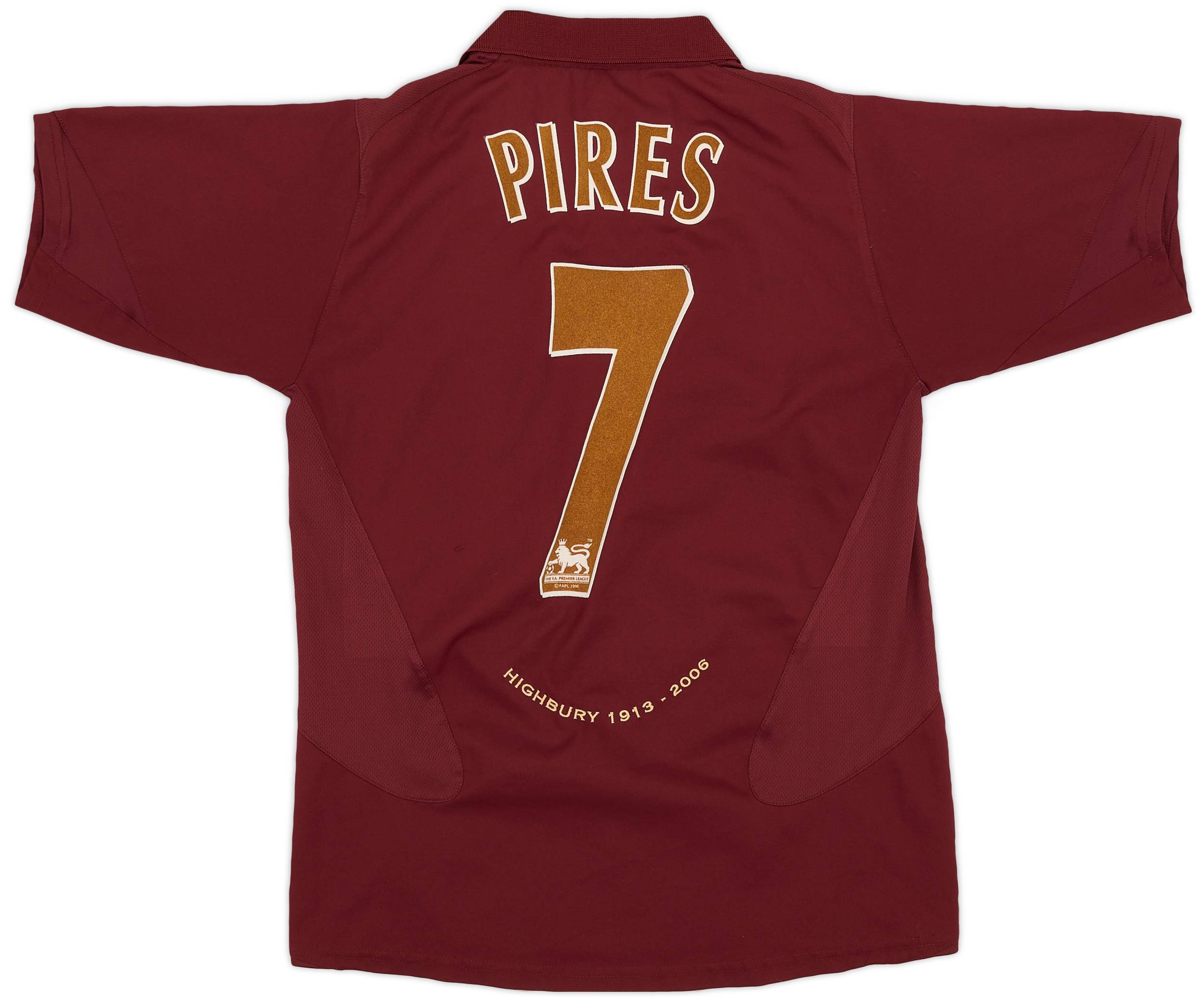 2005 06 Arsenal Home Shirt Pires 7 9 10 L.Boys