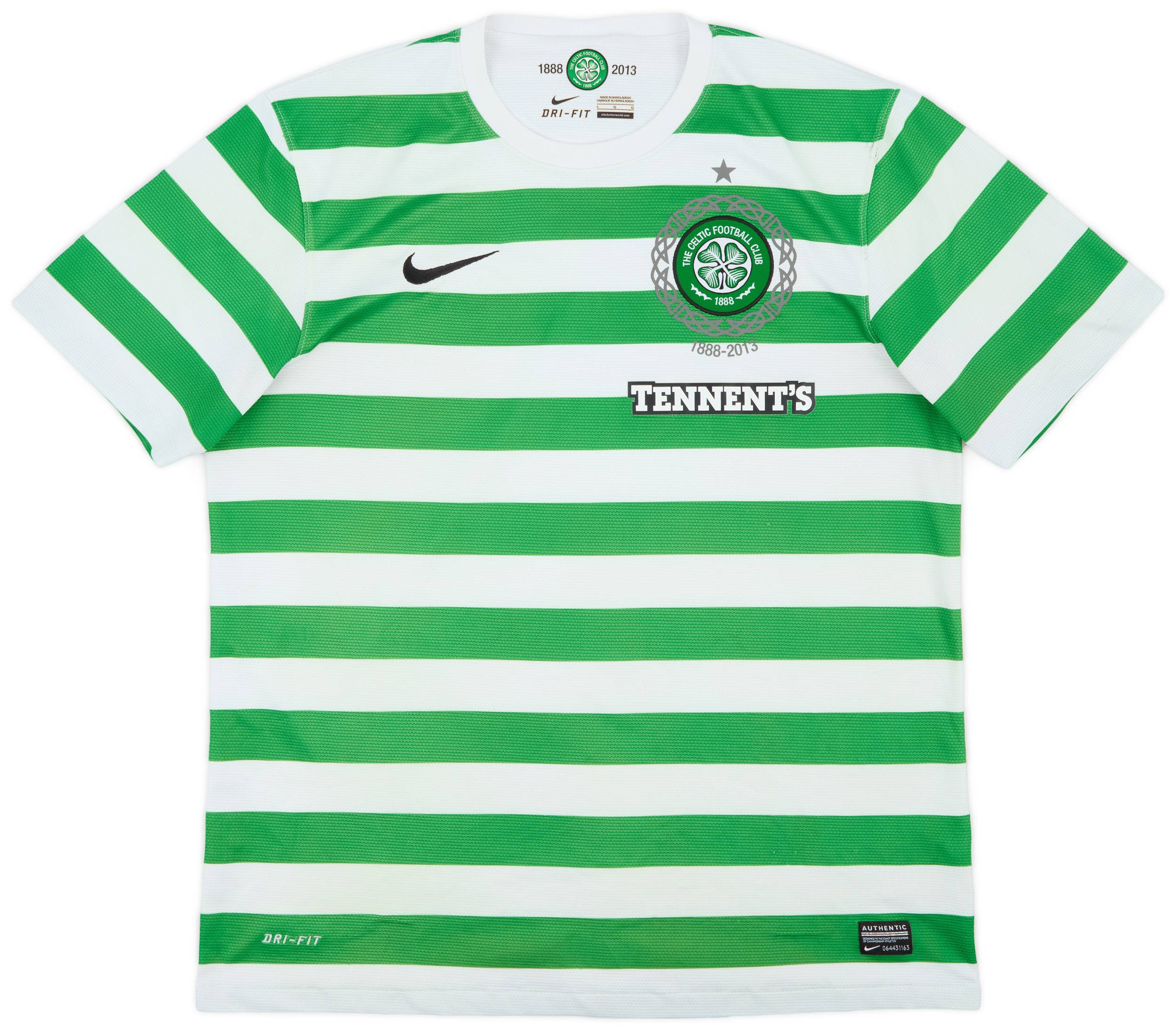2012-13 Celtic '125th Anniversary' Home Shirt - 6/10 - (L)