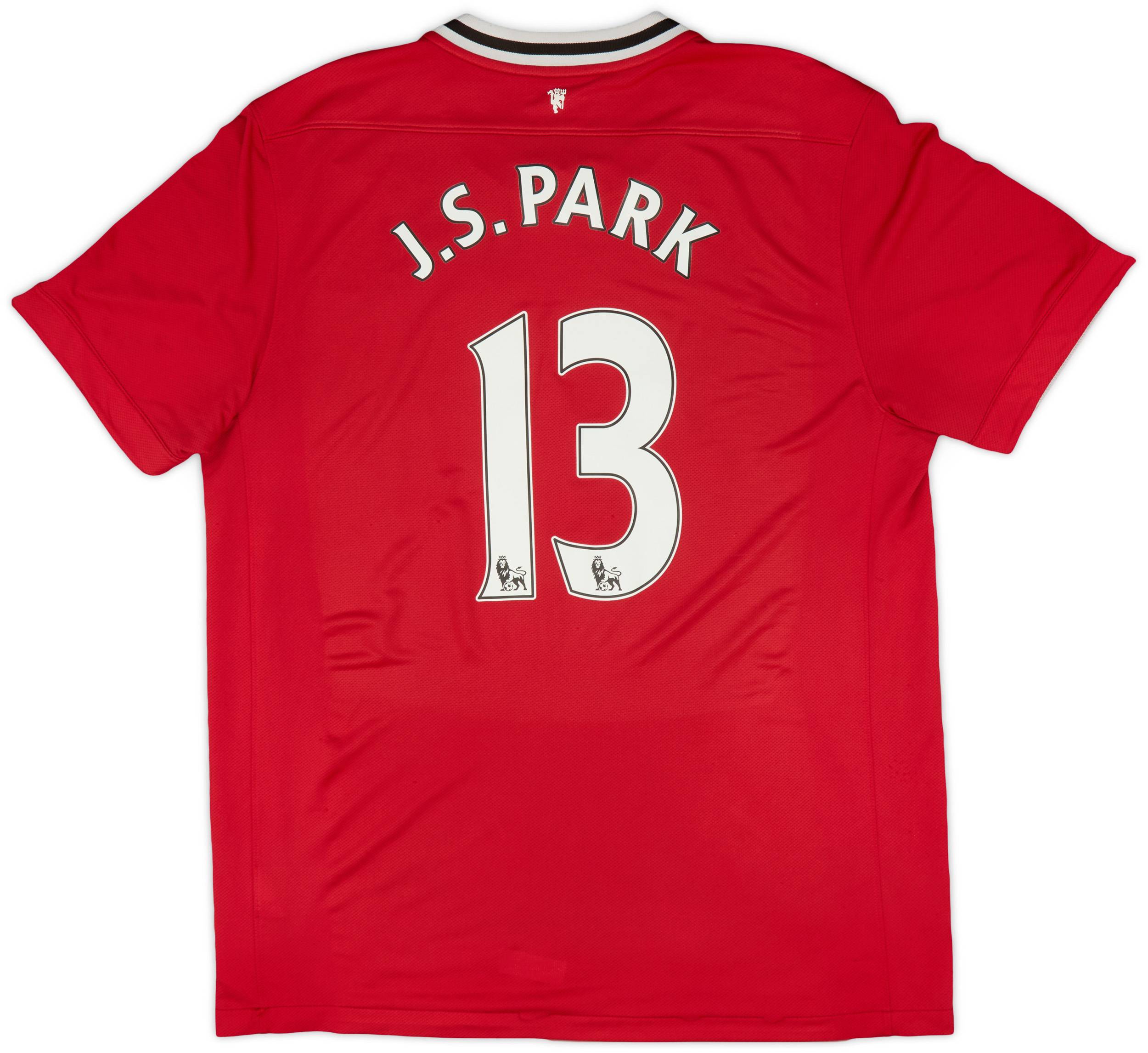 2011-12 Manchester United Home Shirt J.S. Park #13 - 6/10 - (XL)