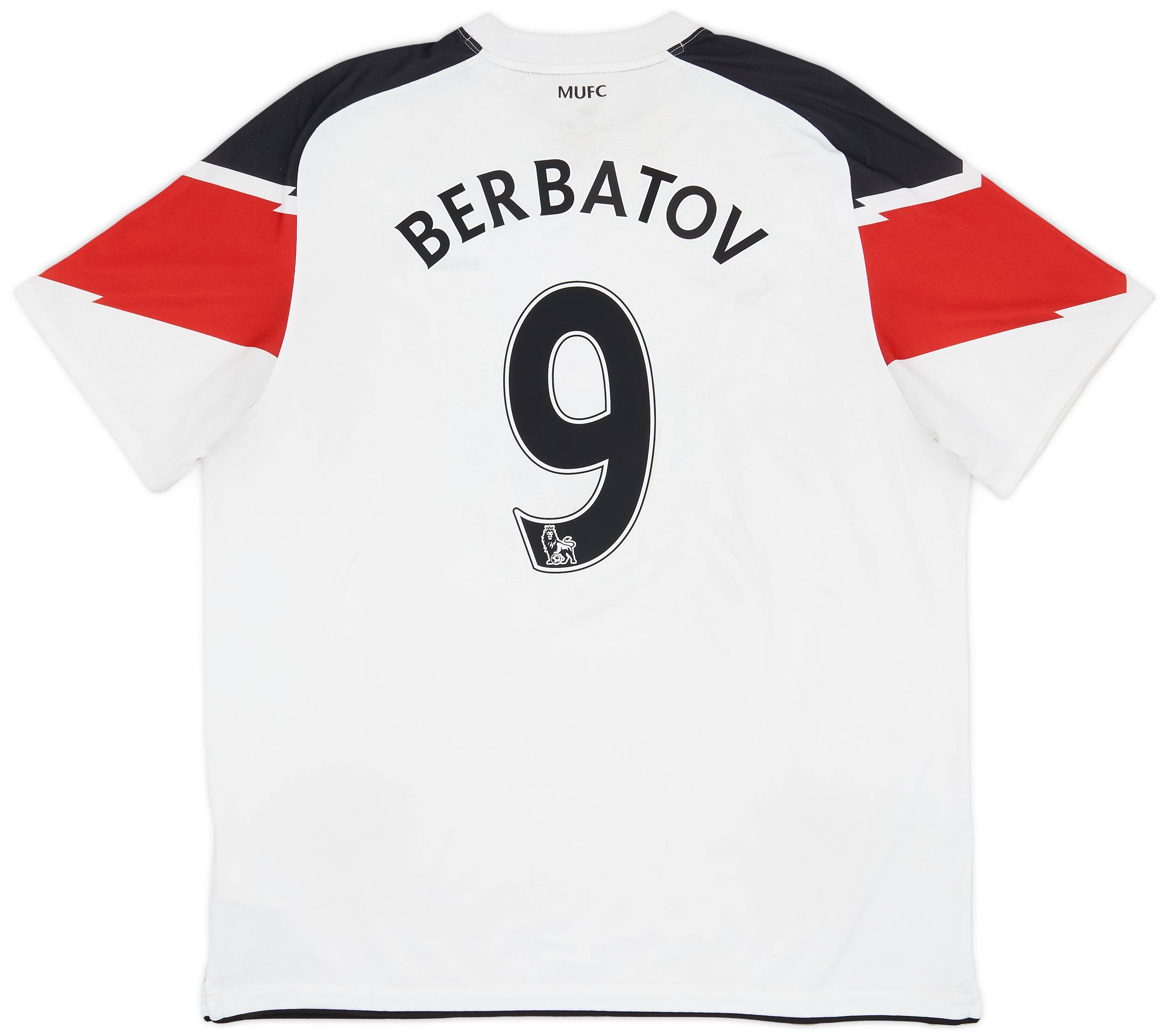 2010-12 Manchester United Away Shirt Berbatov #9 - 7/10 - (XL)