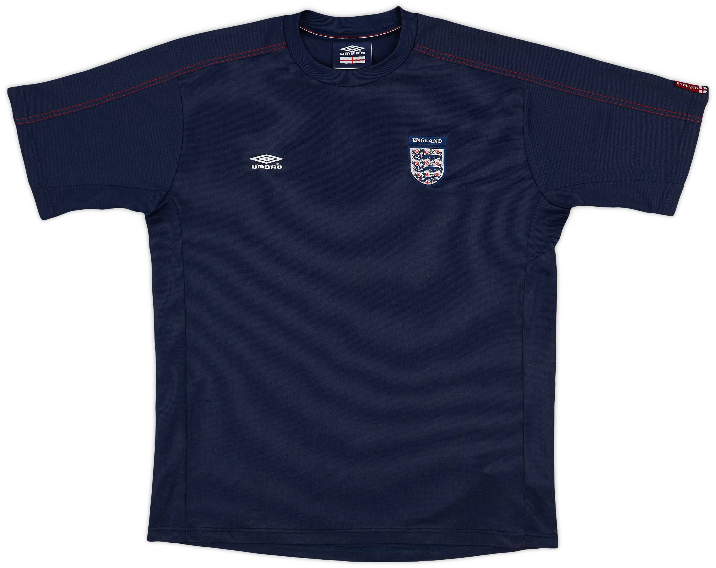 2002-04 England Umbro Training Shirt - 7/10 - (L)