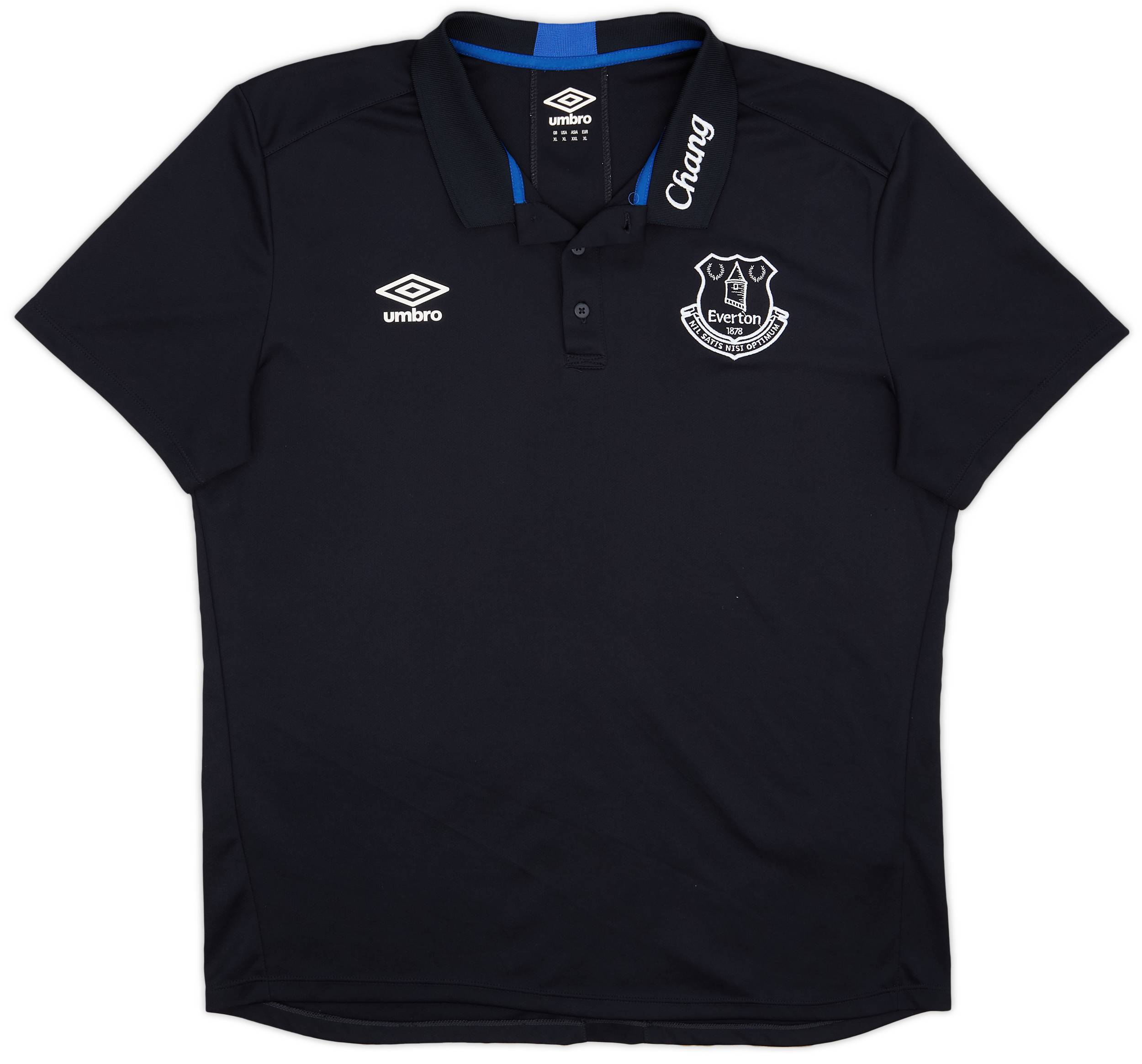 2016-17 Everton Umbro Polo Shirt - 9/10 - (XL)