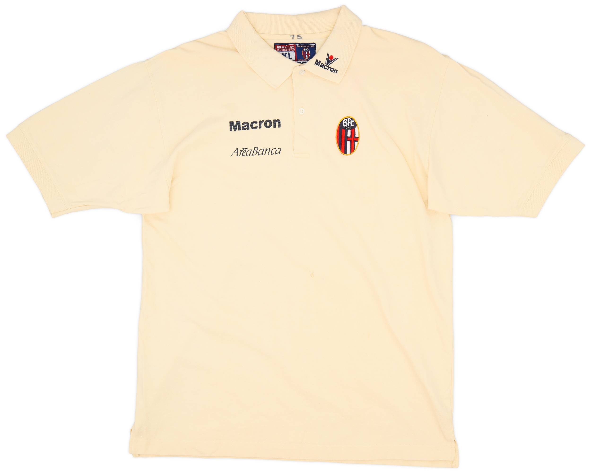 2002-03 Bologna Macron Polo Shirt - 7/10 - (XL)