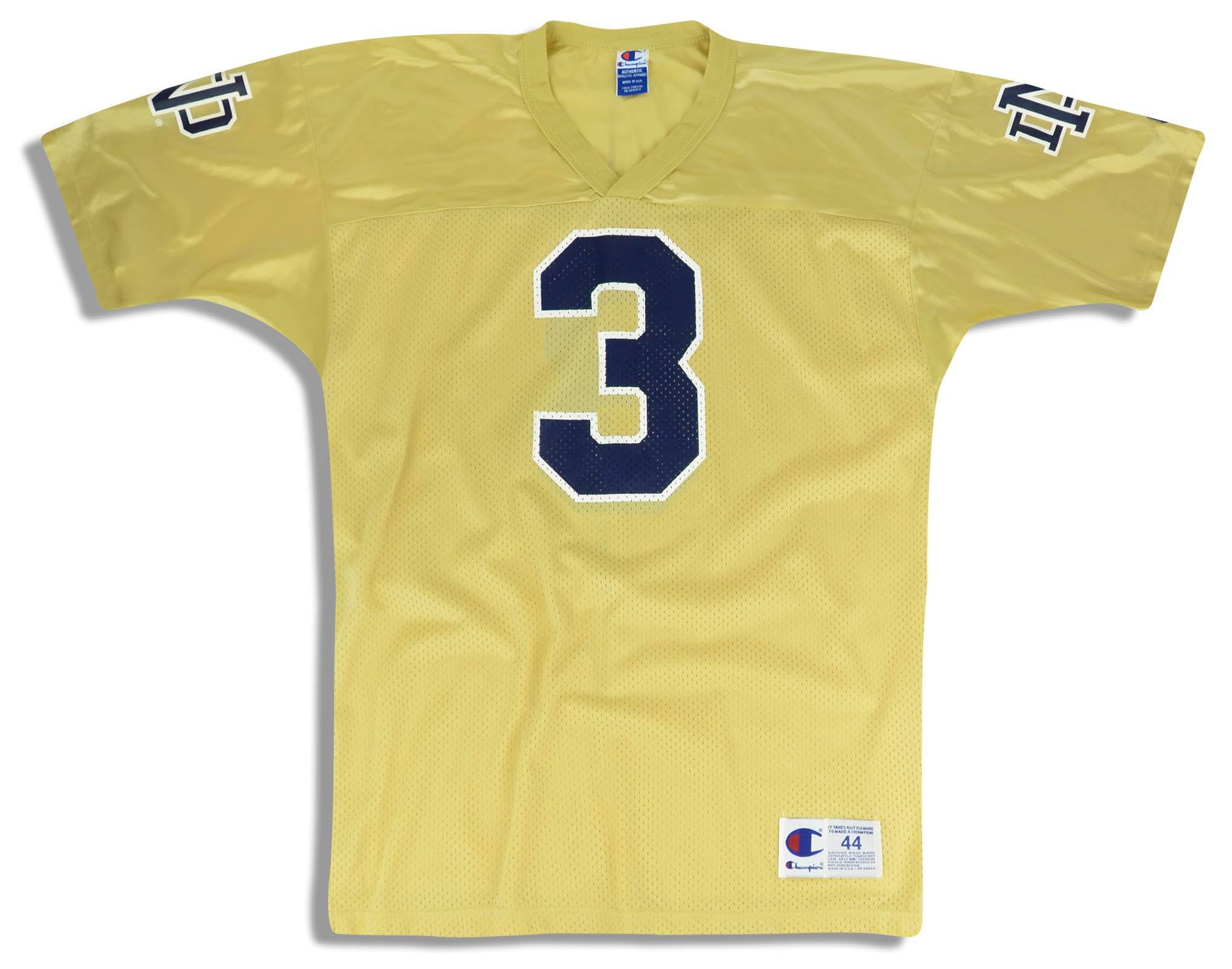 1995-97 Notre Dame Fighting Irish Powlus #3 Champion Jersey (Alternate) L