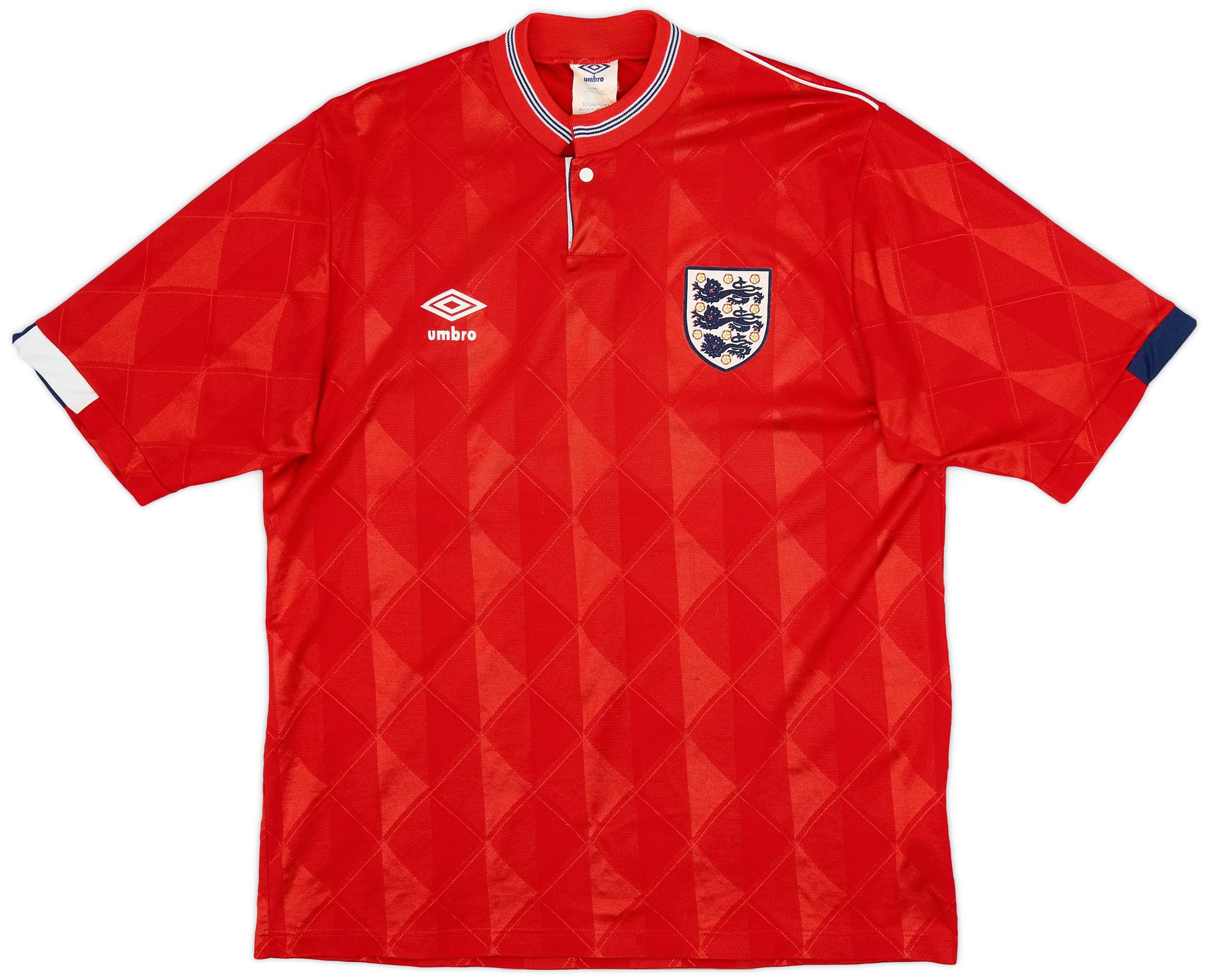 1988-89 England Away Shirt - 9/10 - (L)