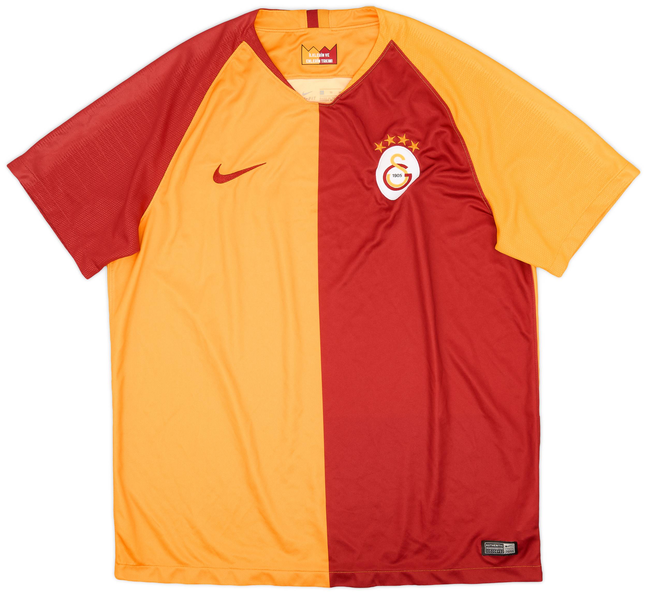 2018-19 Galatasaray Home Shirt - 9/10 - (XL)