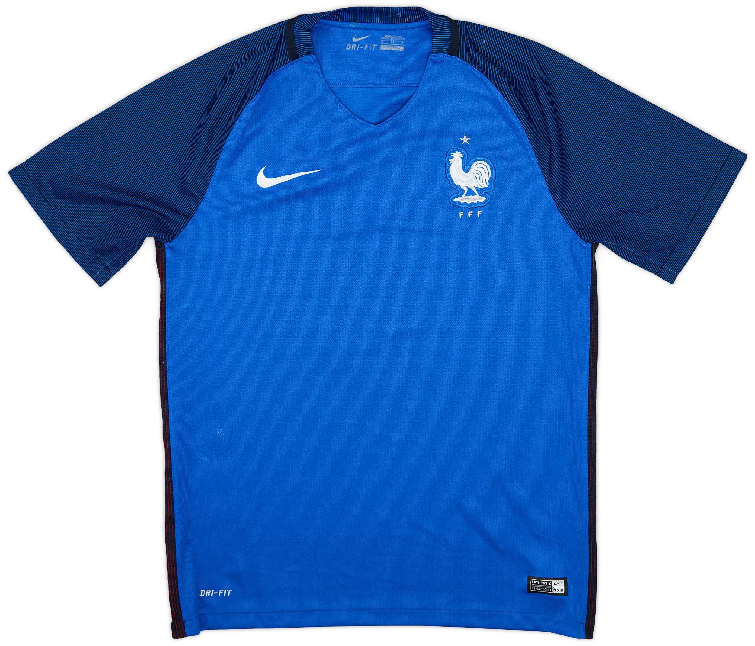2016-17 France Home Shirt - 8/10 - (M)
