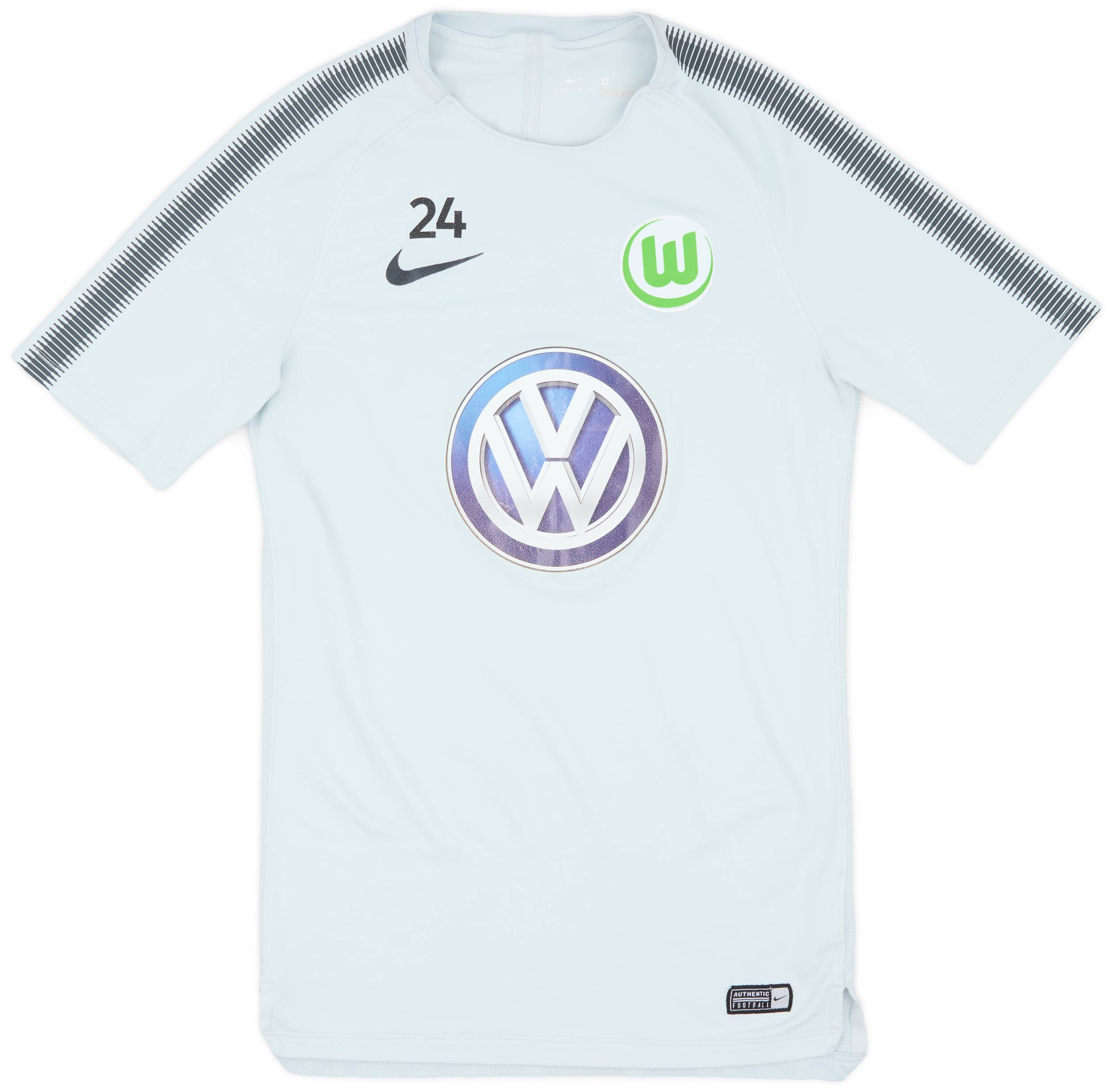 2017-18 Wolfsburg Player Issue Training Shirt #24 - 7/10 - (S)