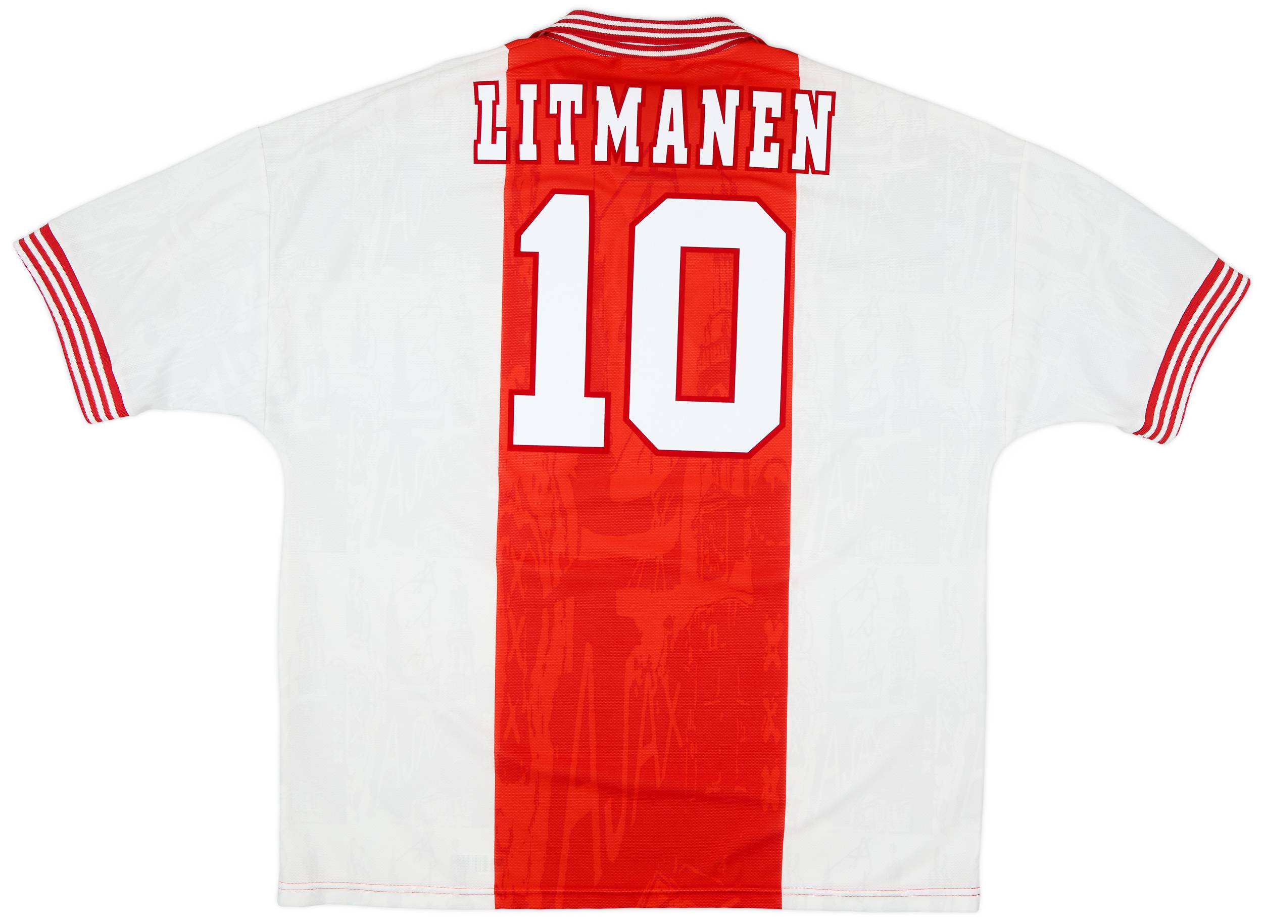 1995-96 Ajax Home Shirt Litmanen #10 - 9/10 - (XXL)