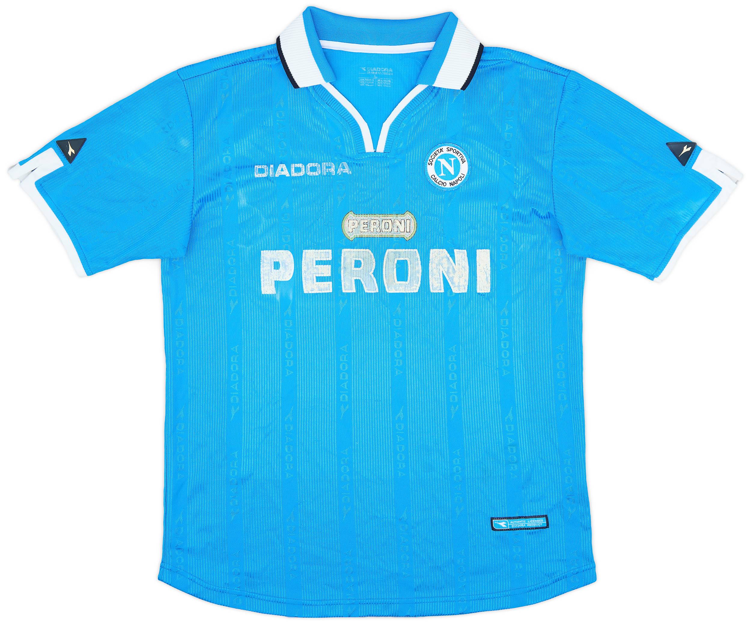2001-02 Napoli Home Shirt - 4/10 - (L)