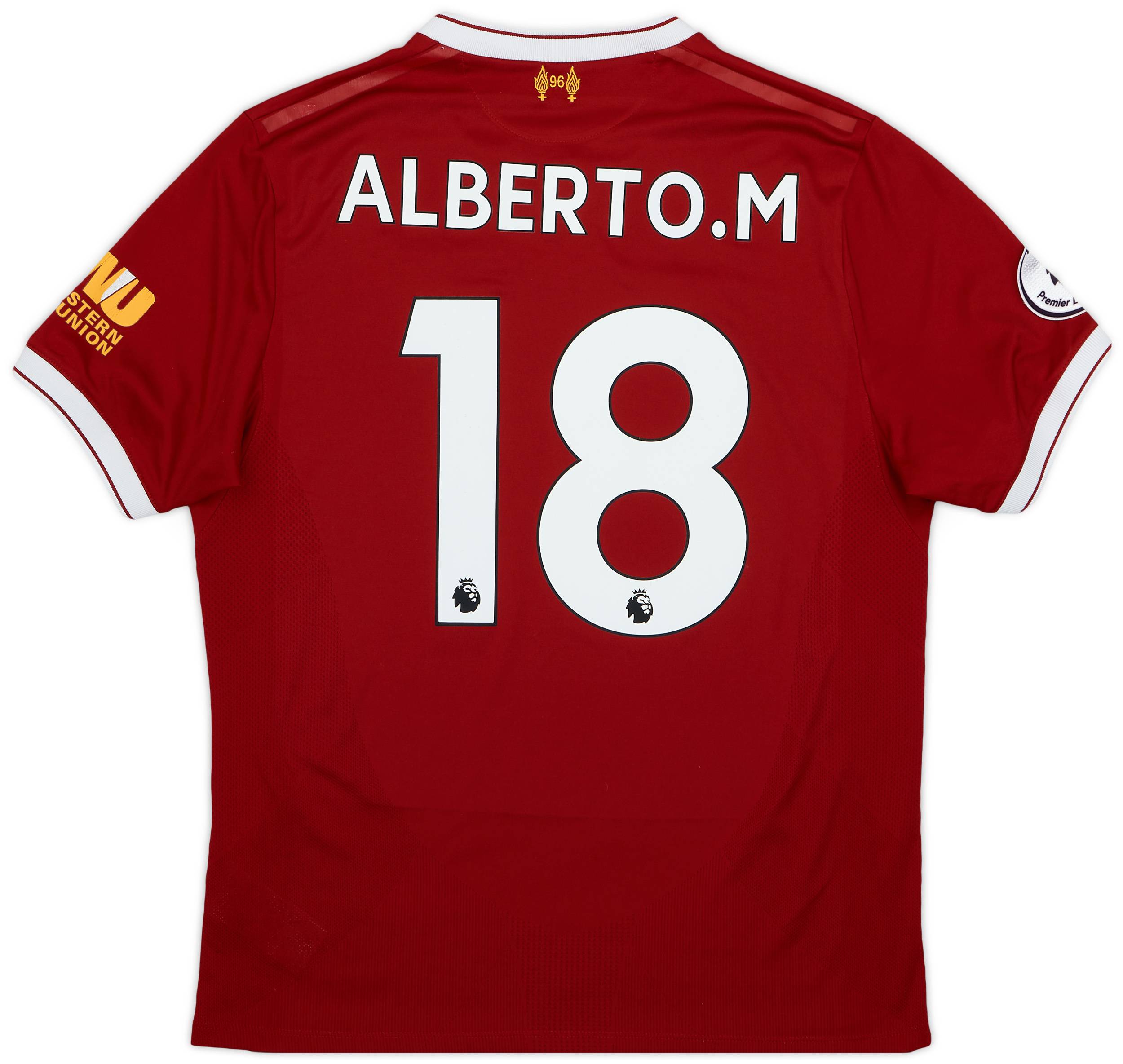 2017-18 Liverpool 125 Years Home Shirt Alberto. M #18 - 7/10 - (M)