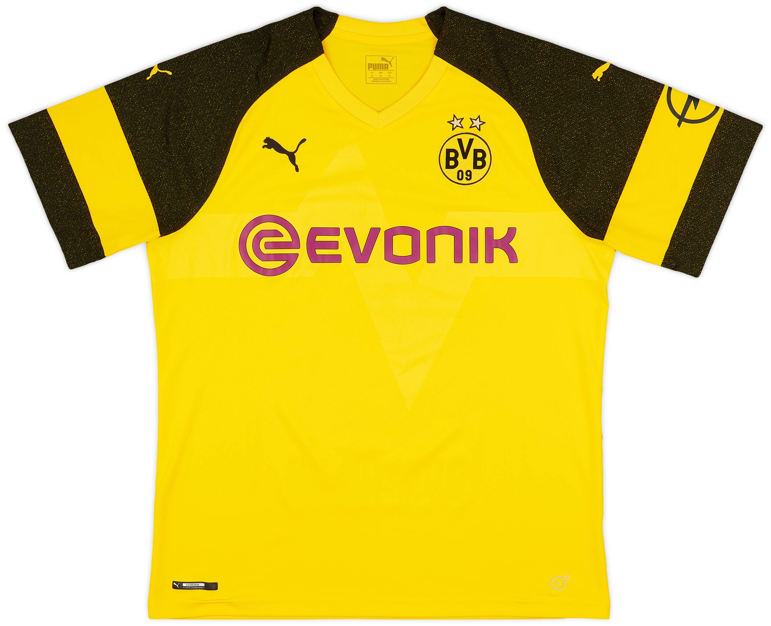2018-19 Borussia Dortmund Home Shirt - 10/10 - (XL)