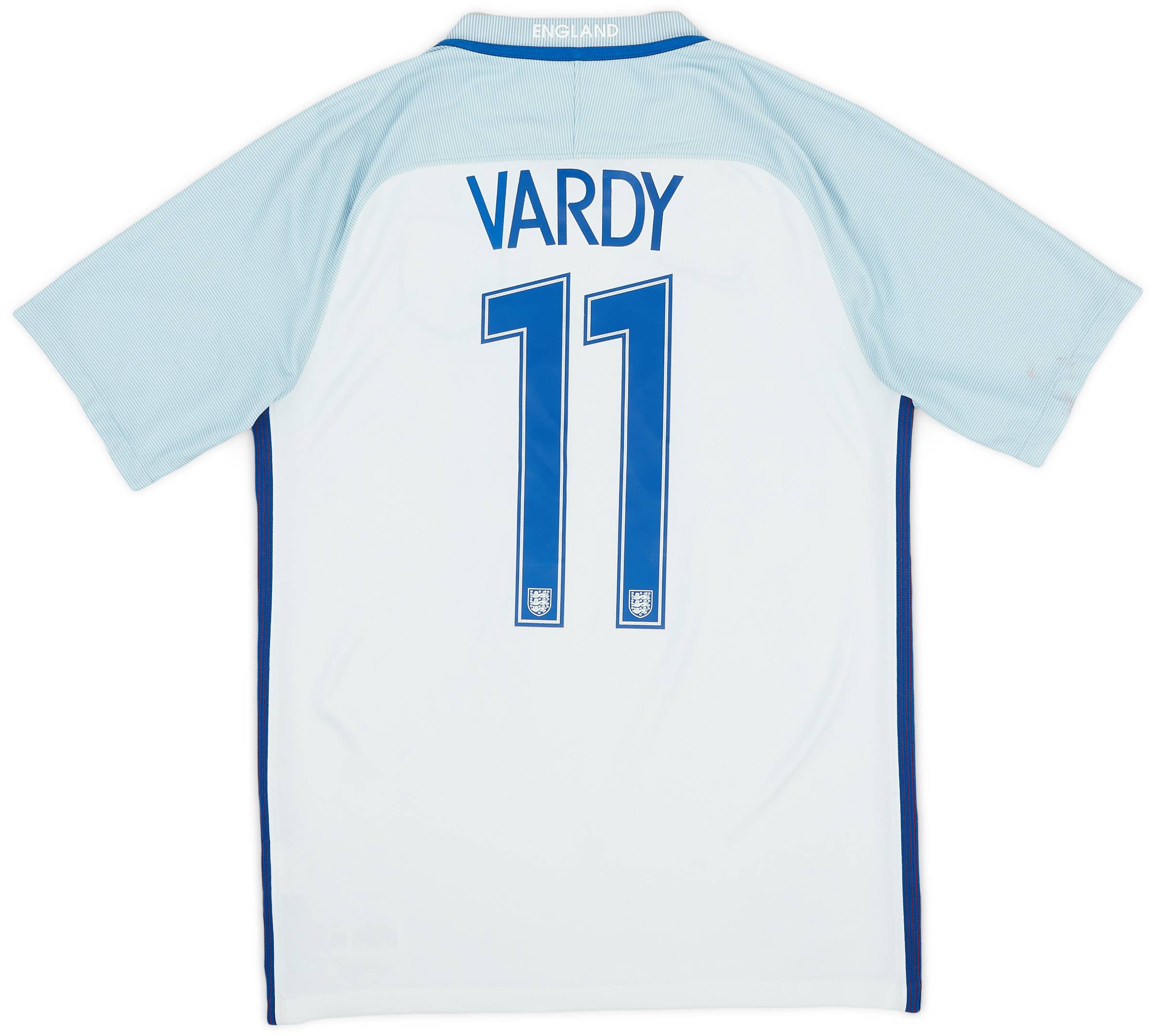 2016-17 England Home Shirt Vardy #11 - 5/10 - (S)