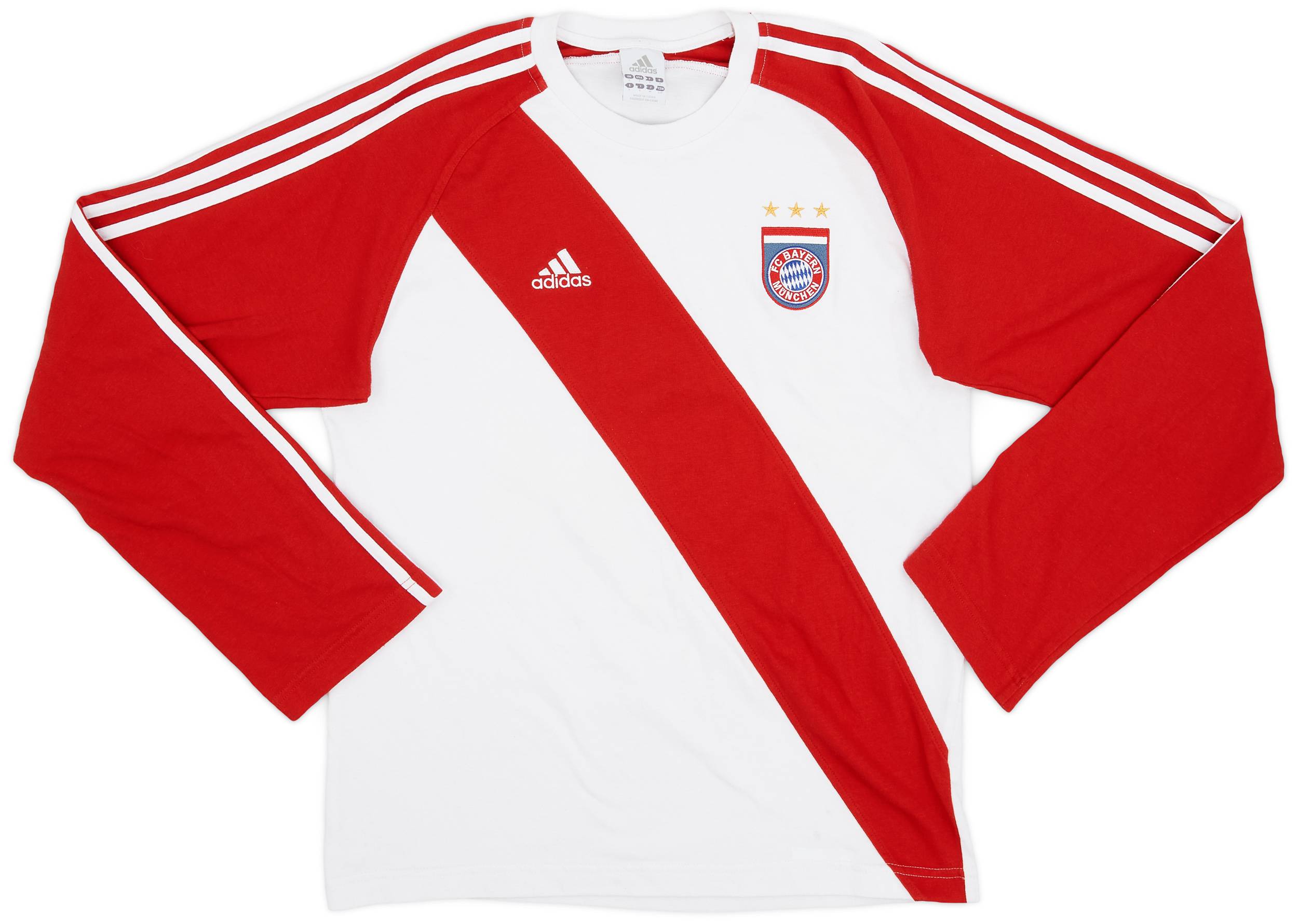 2005-06 Bayern Munich adidas Cotton L/S Shirt - 8/10 - (S)