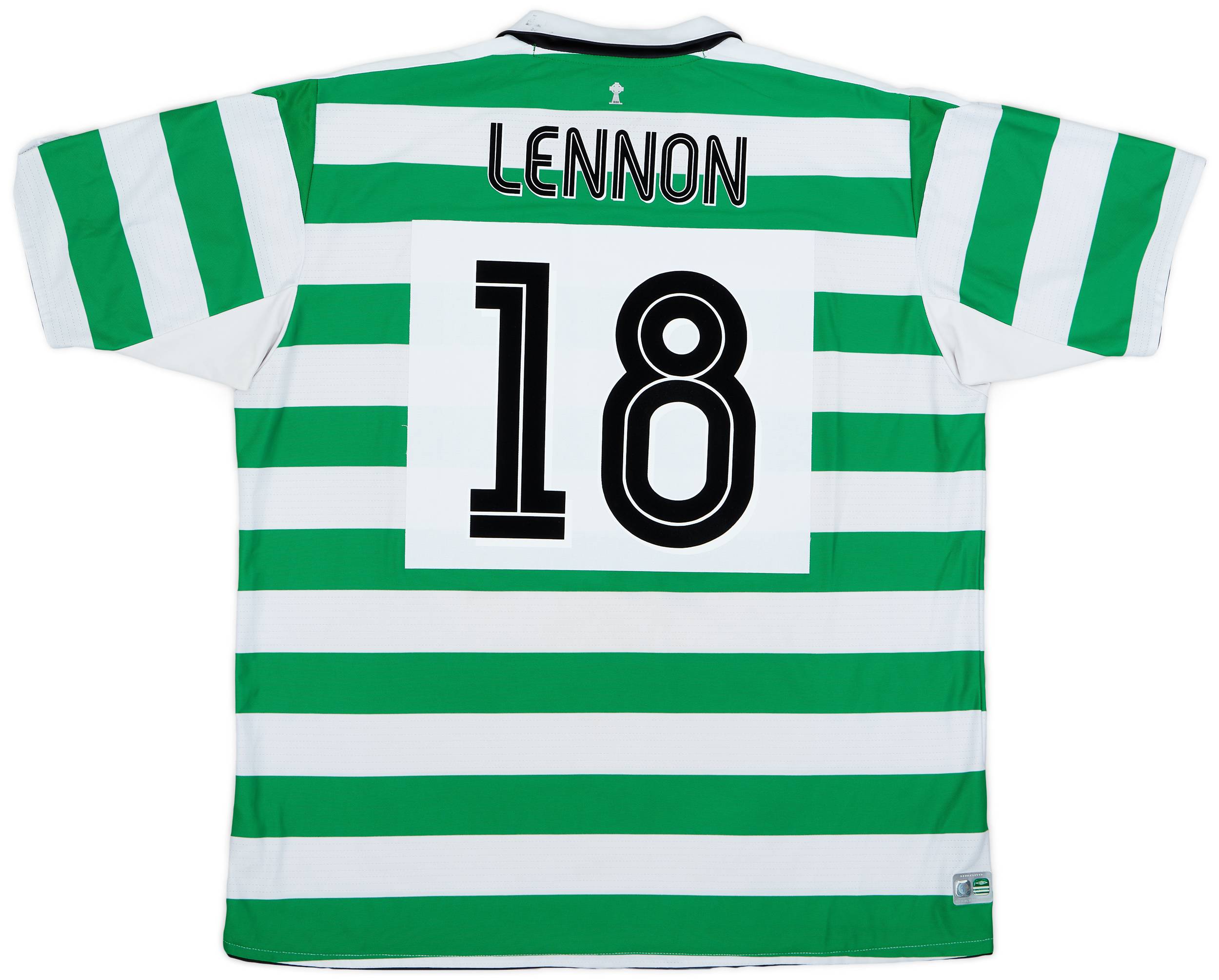 2004-05 Celtic Home Shirt Lennon #18 - 8/10 - (3XL)