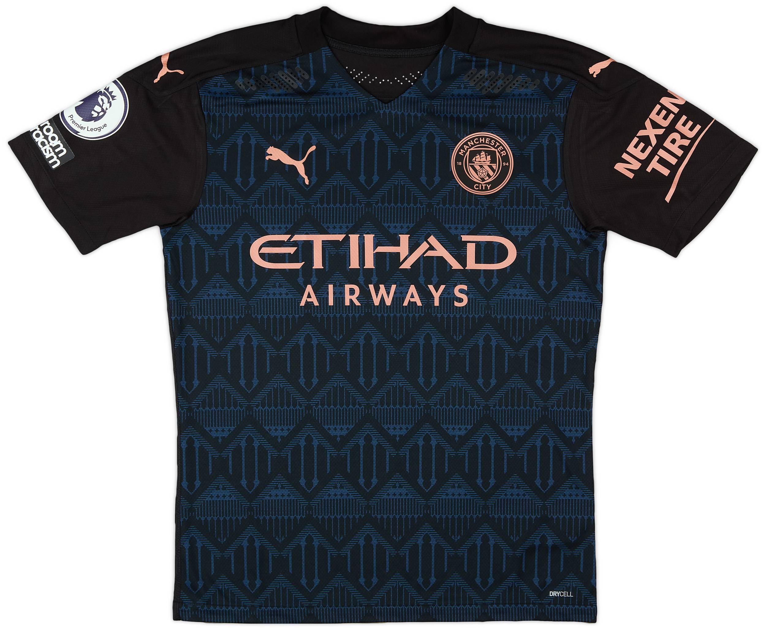 ウェア MANCHESTER CITY PUMA 20/21 7 STERLING 2020-21 Manchester City Match Issue Away Shirt Sterling #7